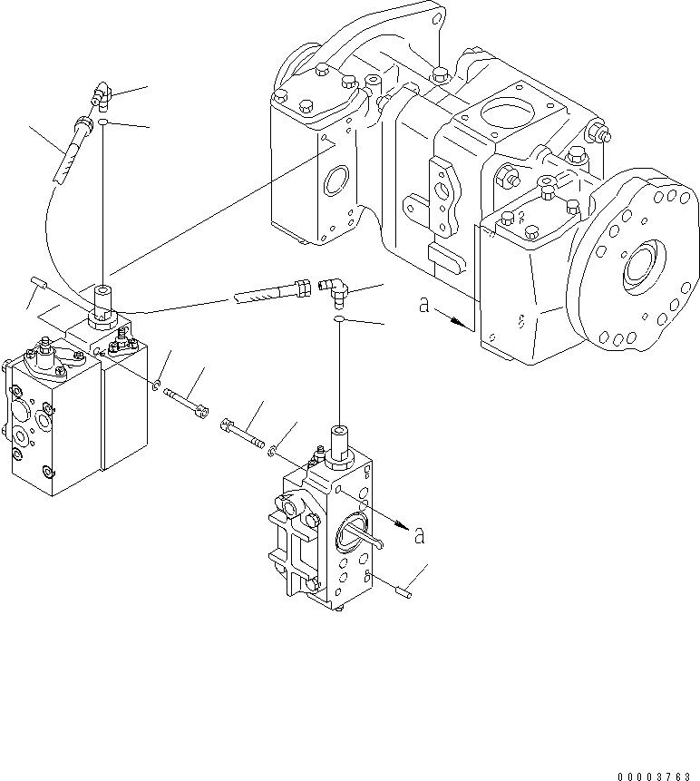 Wheel Loaders Komatsu / WA900-3 S/N 50001-UP(wa900-3c) / LOADER PUMP (13/16)(#50027-)(450280 : Y1600-13A0A)