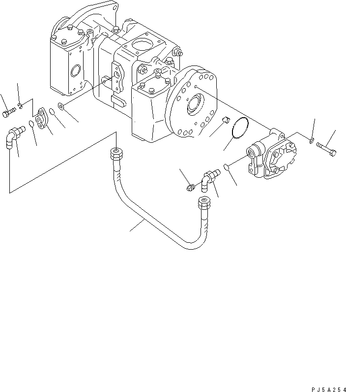 Wheel Loaders Komatsu / WA900-3 S/N 50001-UP(wa900-3c) / LOADER PUMP (16/16)(#50027-)(450310 : Y1600-16A0A)