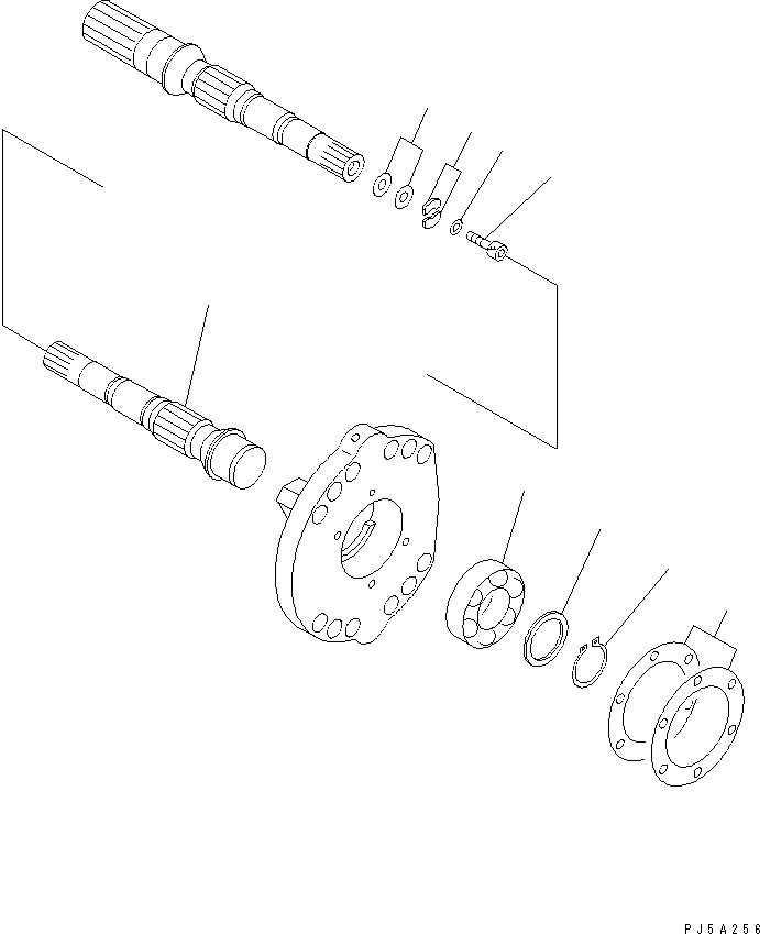 Wheel Loaders Komatsu / WA900-3 S/N 50001-UP(wa900-3c) / STEERING PUMP (5/8)(#50027-)(450720 : Y1600-45A0A)