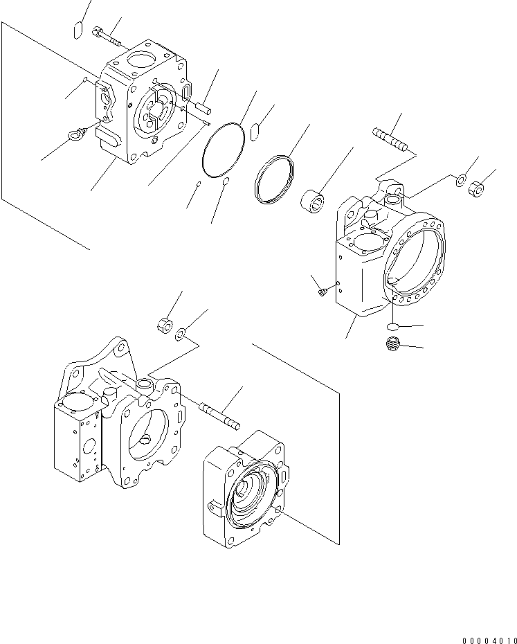 Wheel Loaders Komatsu / WA900-3 S/N 50001-UP(wa900-3c) / STEERING PUMP (4/9) (SOUND PACKAGE SPEC.)(#50029-)(450790 : Y1600-64A0)