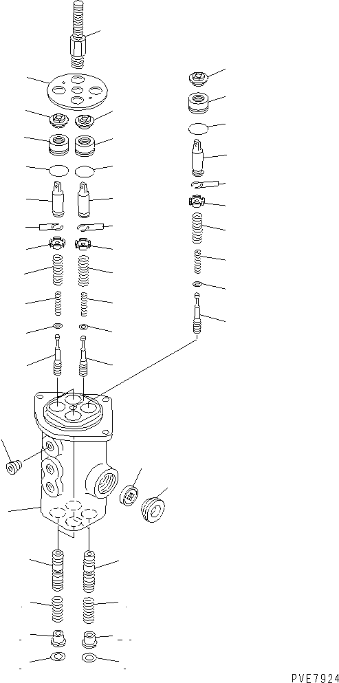 Wheel Loaders Komatsu / WA900-3 S/N 50001-UP(wa900-3c) / PPC VALVE(451200 : Y1670-01A0)