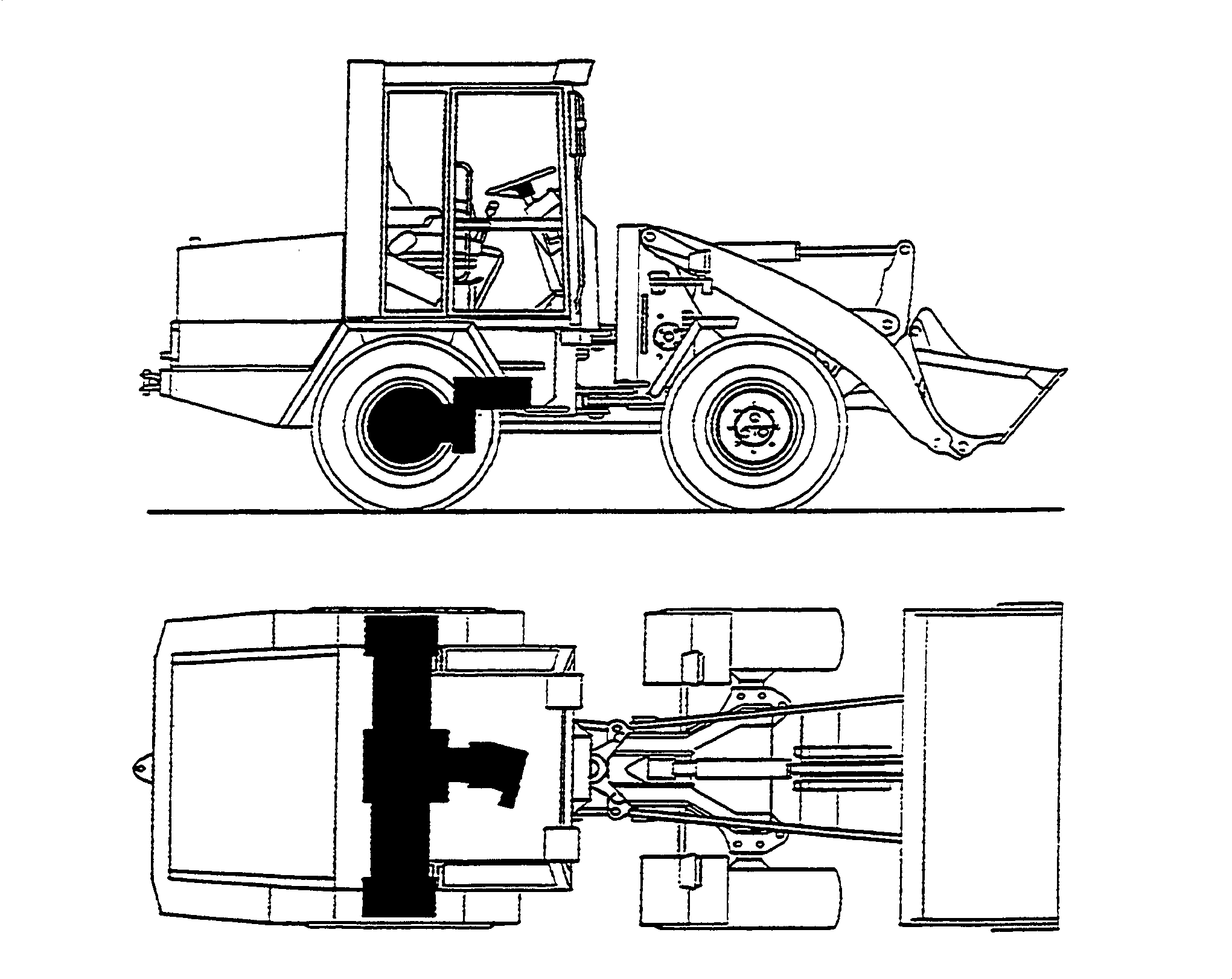 Wheel Loaders Komatsu / WA90-1 (20F) S/N 372020051 and up(wa90_1) / 05 REAR AXLE(05 : 05)