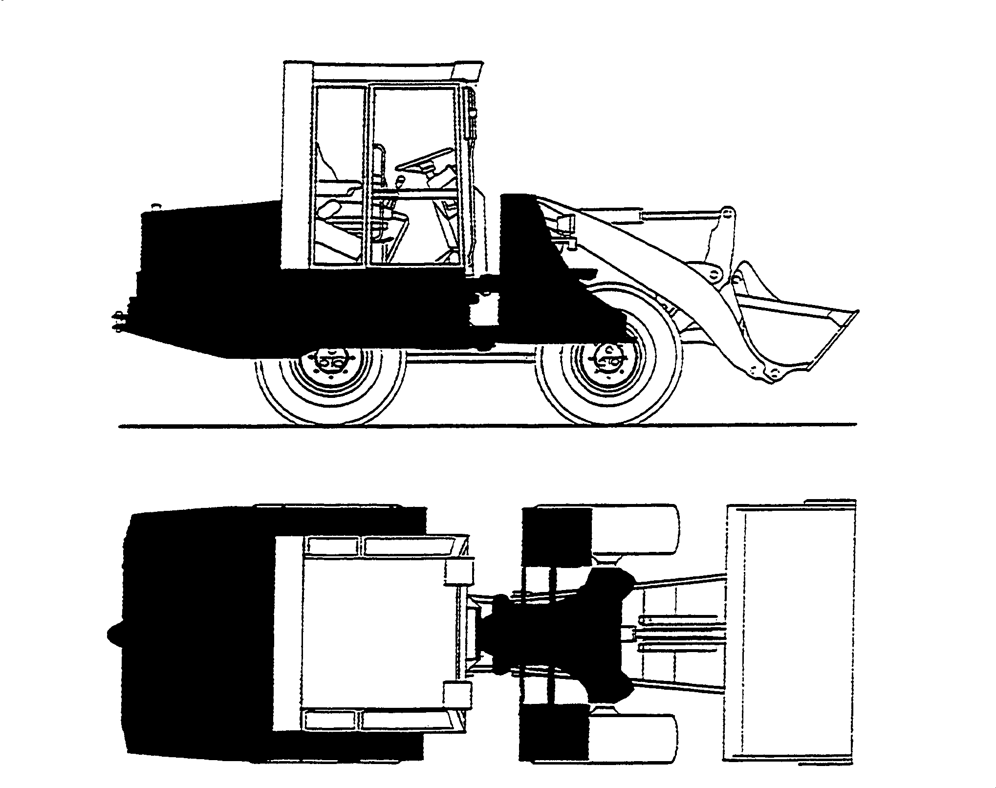 Wheel Loaders Komatsu / WA90-1 (20F) S/N 372020051 and up(wa90_1) / 10 FRAME(10 : 10)