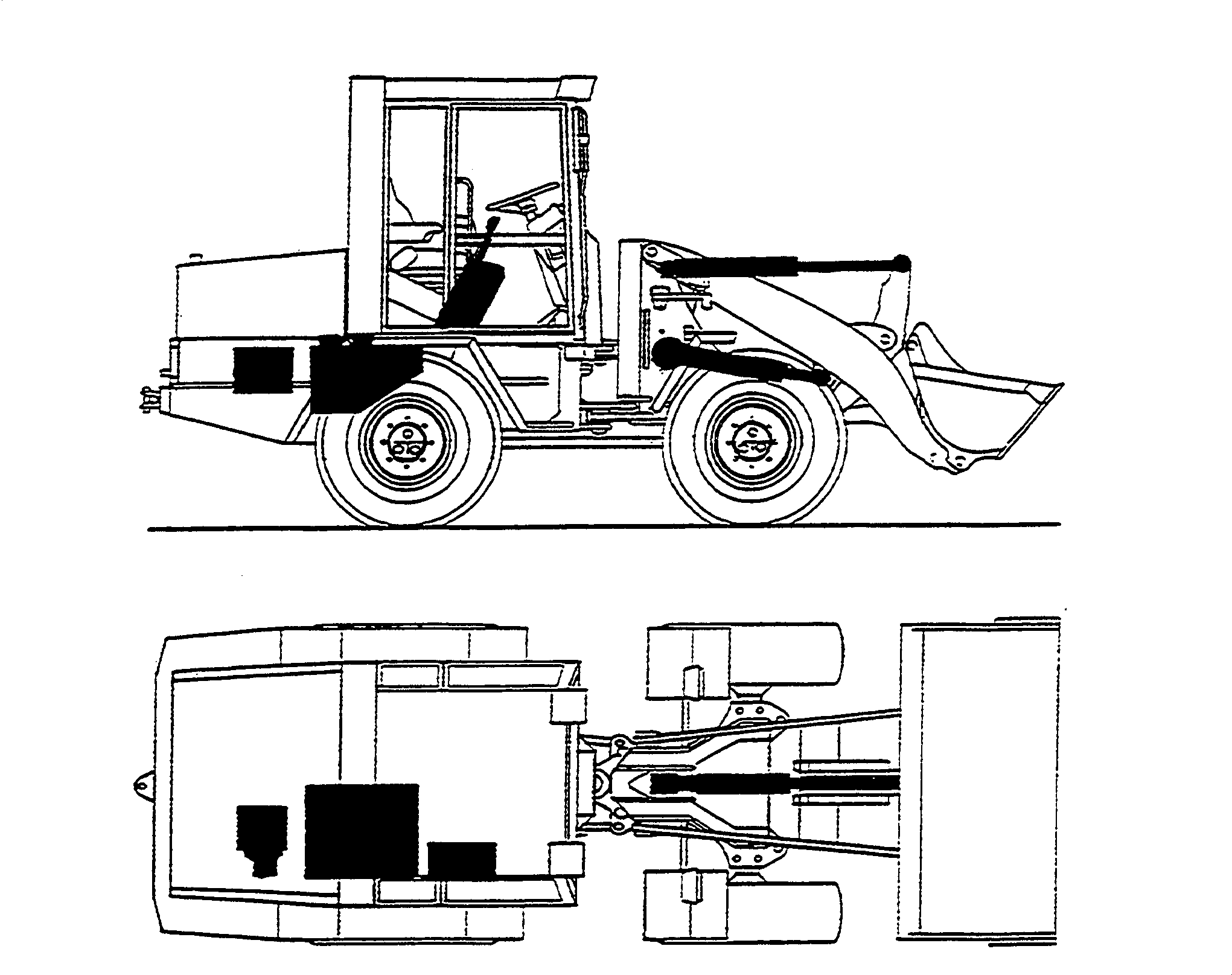 Wheel Loaders Komatsu / WA90-1 (20F) S/N 372020051 and up(wa90_1) / 13 HYDRAULIC SYSTEM(13 : 13)