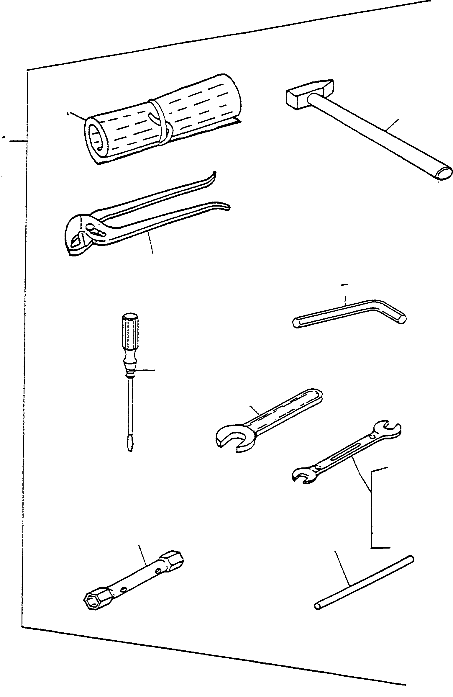 Wheel Loaders Komatsu / WA90-1 (20F) S/N 372020051 and up(wa90_1) / TOOLS(12-02 : A1352)