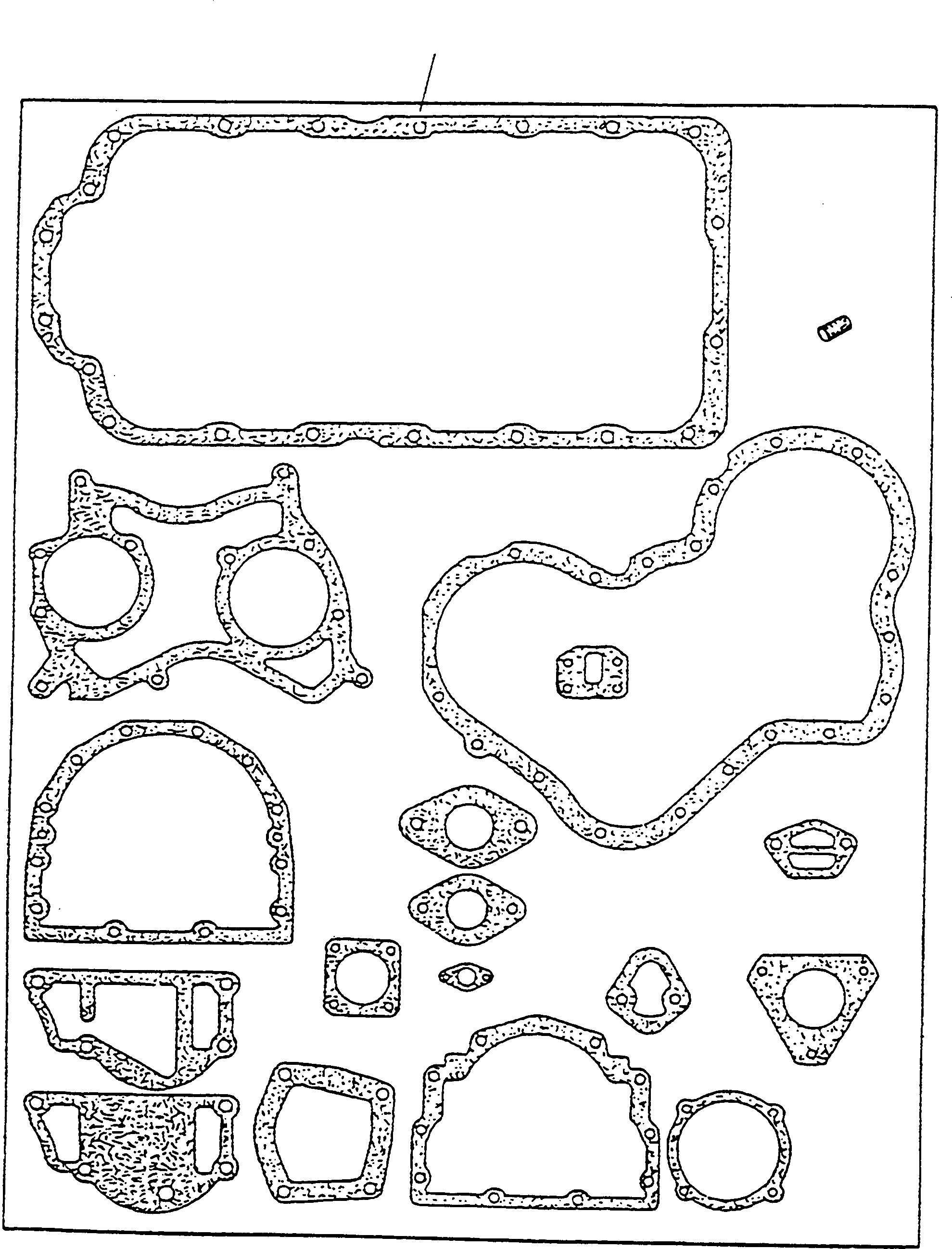Wheel Loaders Komatsu / WA90-1 (20F) S/N 372020051 and up(wa90_1) / GASKET KIT, CYLINDER BLOC(01-03 : A2656)