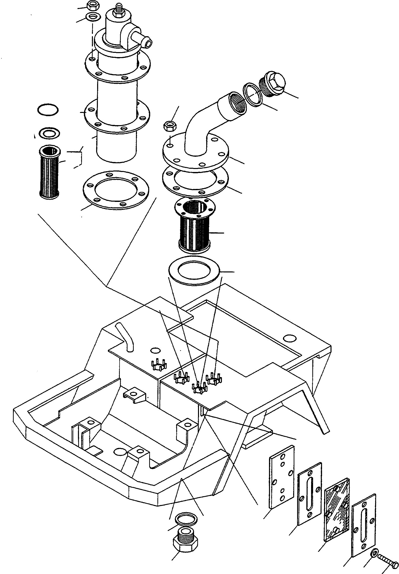 Wheel Loaders Komatsu / WA90-1 (20F) S/N 372020051 and up(wa90_1) / OIL TANK(13-06 : A5148)
