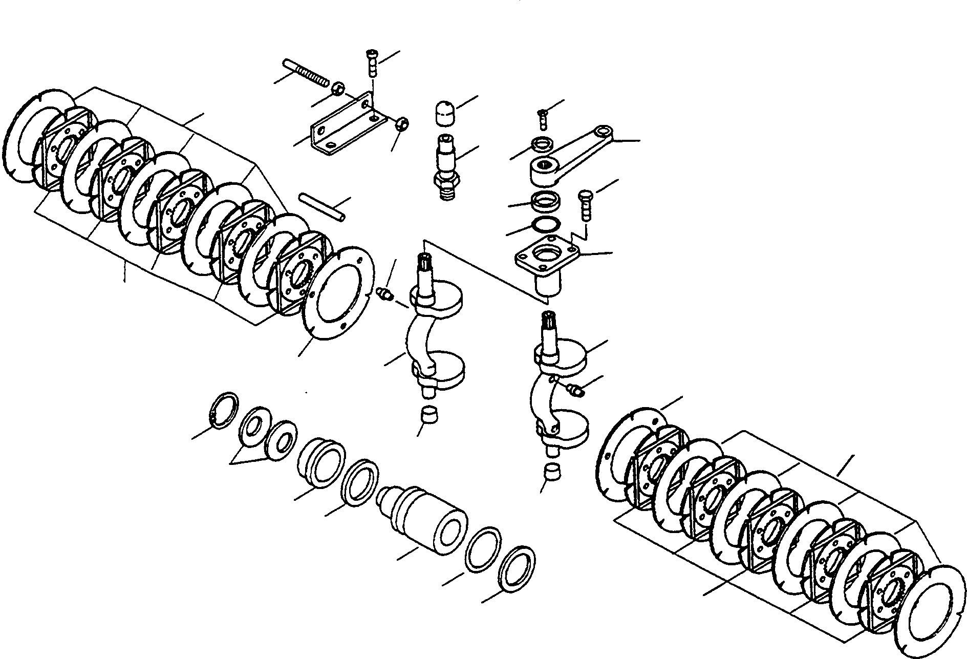Wheel Loaders Komatsu / WA90-1 (20F) S/N 372020051 and up(wa90_1) / BRAKE, REAR AXLE(05-46 : A5188)
