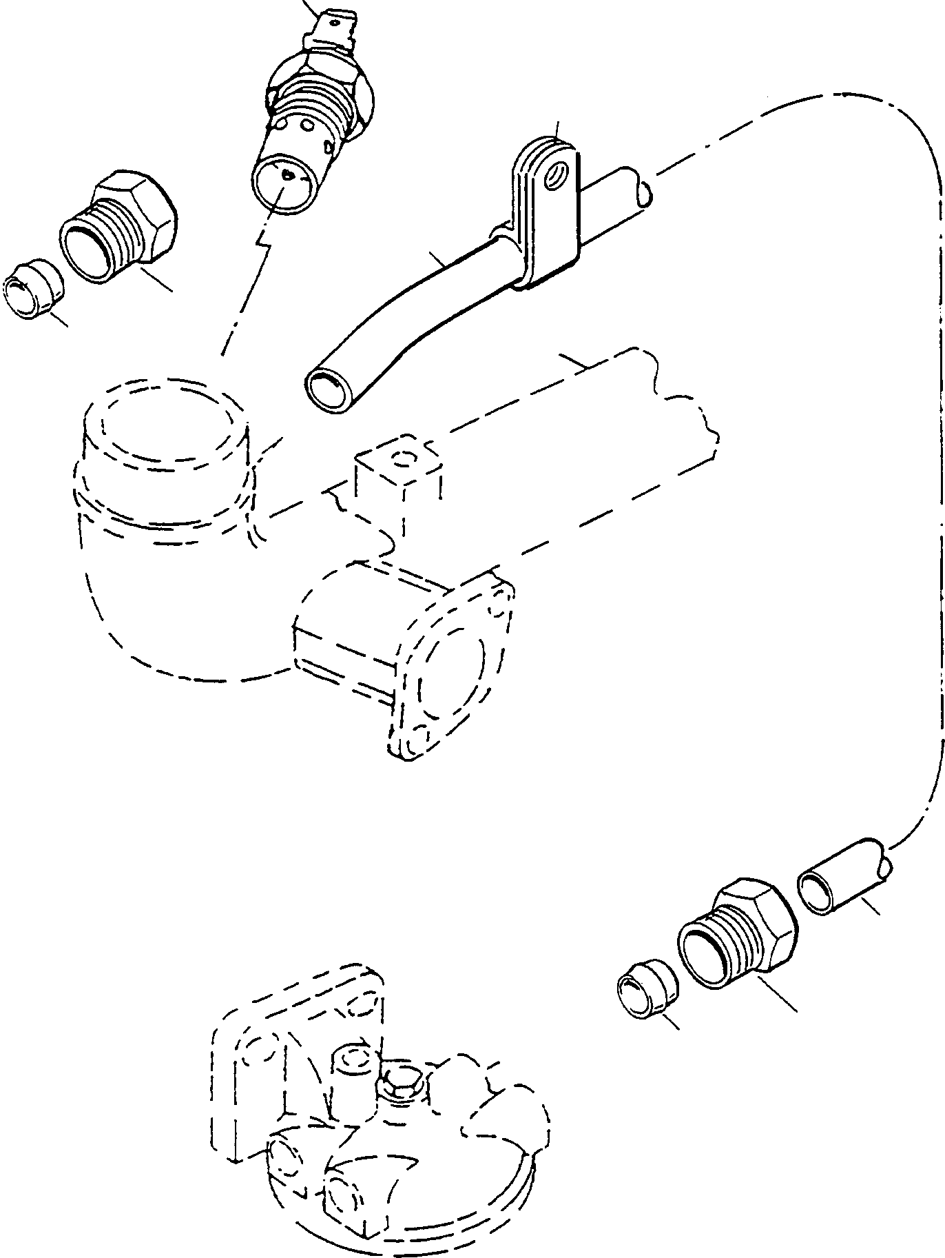 Wheel Loaders Komatsu / WA90-1 (20F) S/N 372020051 and up(wa90_1) / FLAME STARTER SYSTEM(01-55 : A5222)