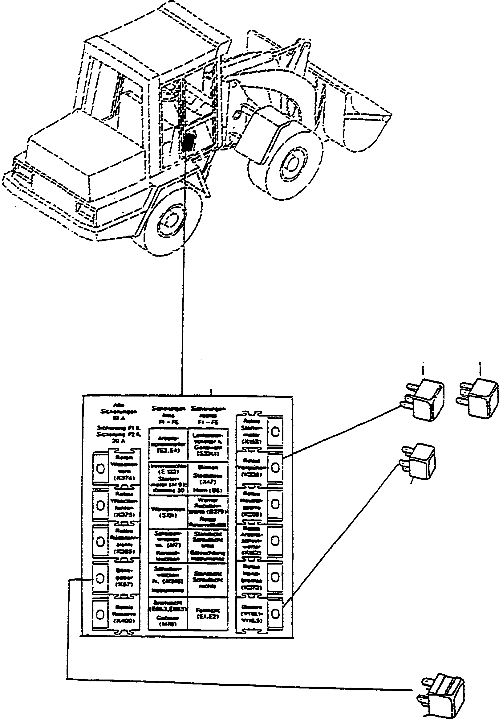 Wheel Loaders Komatsu / WA90-1 (20F) S/N 372020051 and up(wa90_1) / ELECTRIC SYSTEM, RELAY(03-62 : A5236)