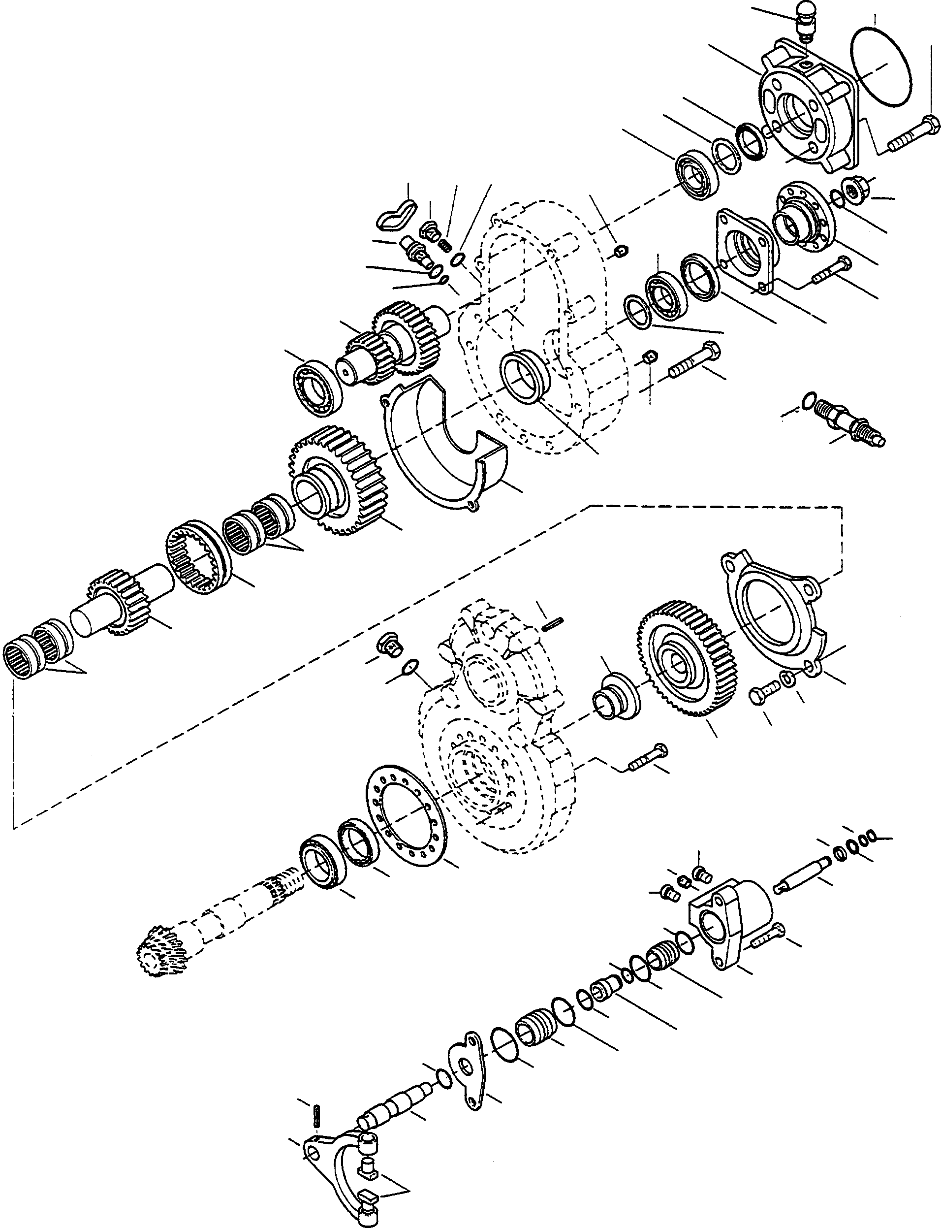 Wheel Loaders Komatsu / WA90-1S (20FS) S/N 372020401 and up(wa90_1s) / REAR AXLE, TRANSMISSION(05-43|b : A5340)