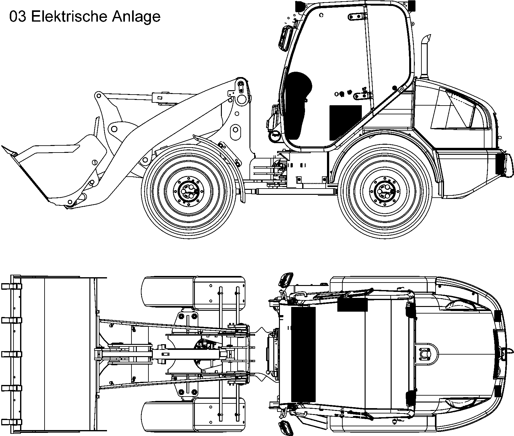 Wheel Loaders Komatsu / WA90-5 20 km/h S/N H50051-H50118 / H50121 / H50124 / H50128-Up(wa90_5a) / 03 ELECTRIC SYSTEM(03 : 03)