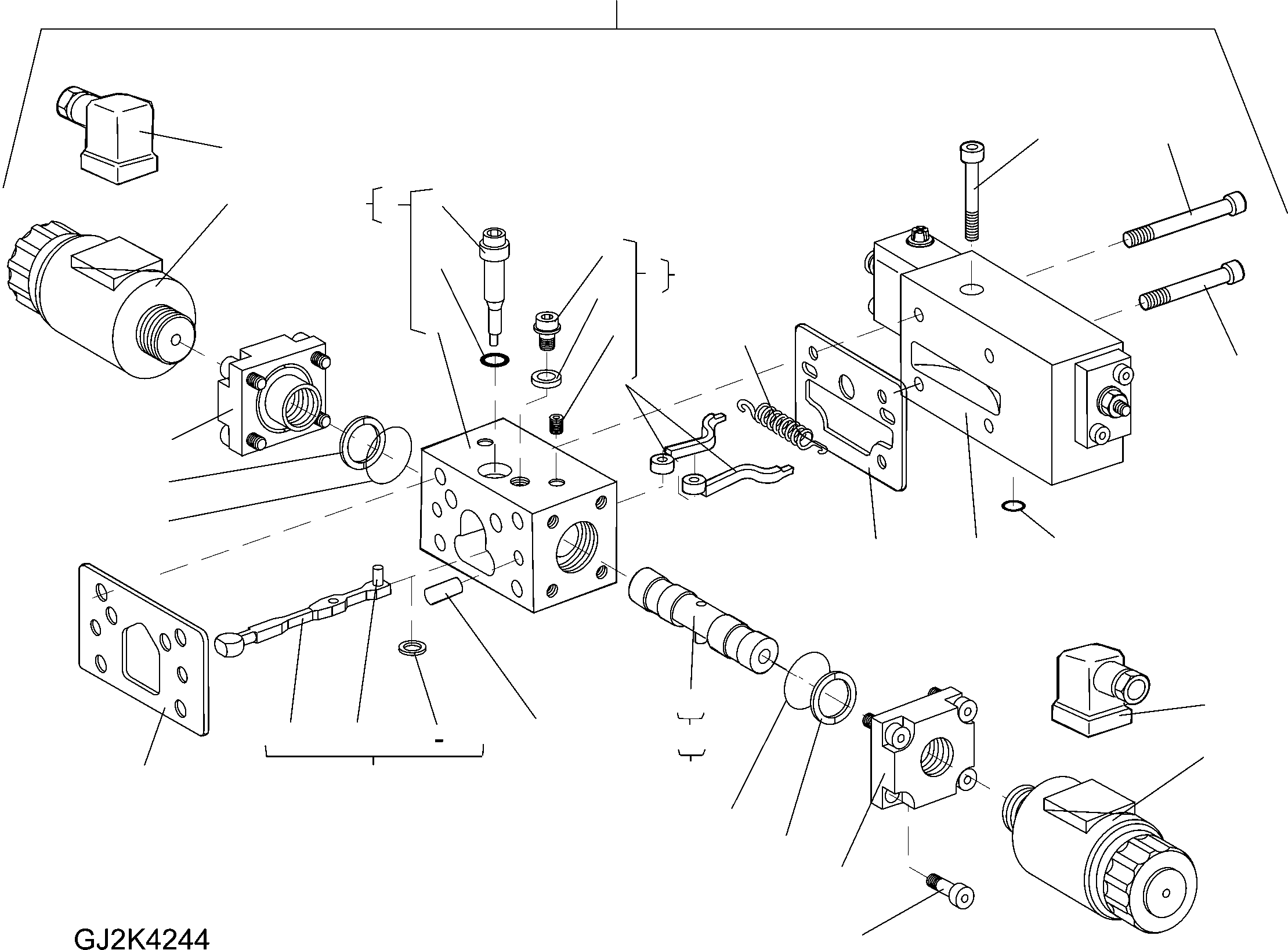 Wheel Loaders Komatsu / WA90-5 20 km/h S/N H50051-H50118 / H50121 / H50124 / H50128-Up(wa90_5a) / AXIAL PISTON PUMP, WITH SPEED CONTROL(04610_M : GJ2K4244)