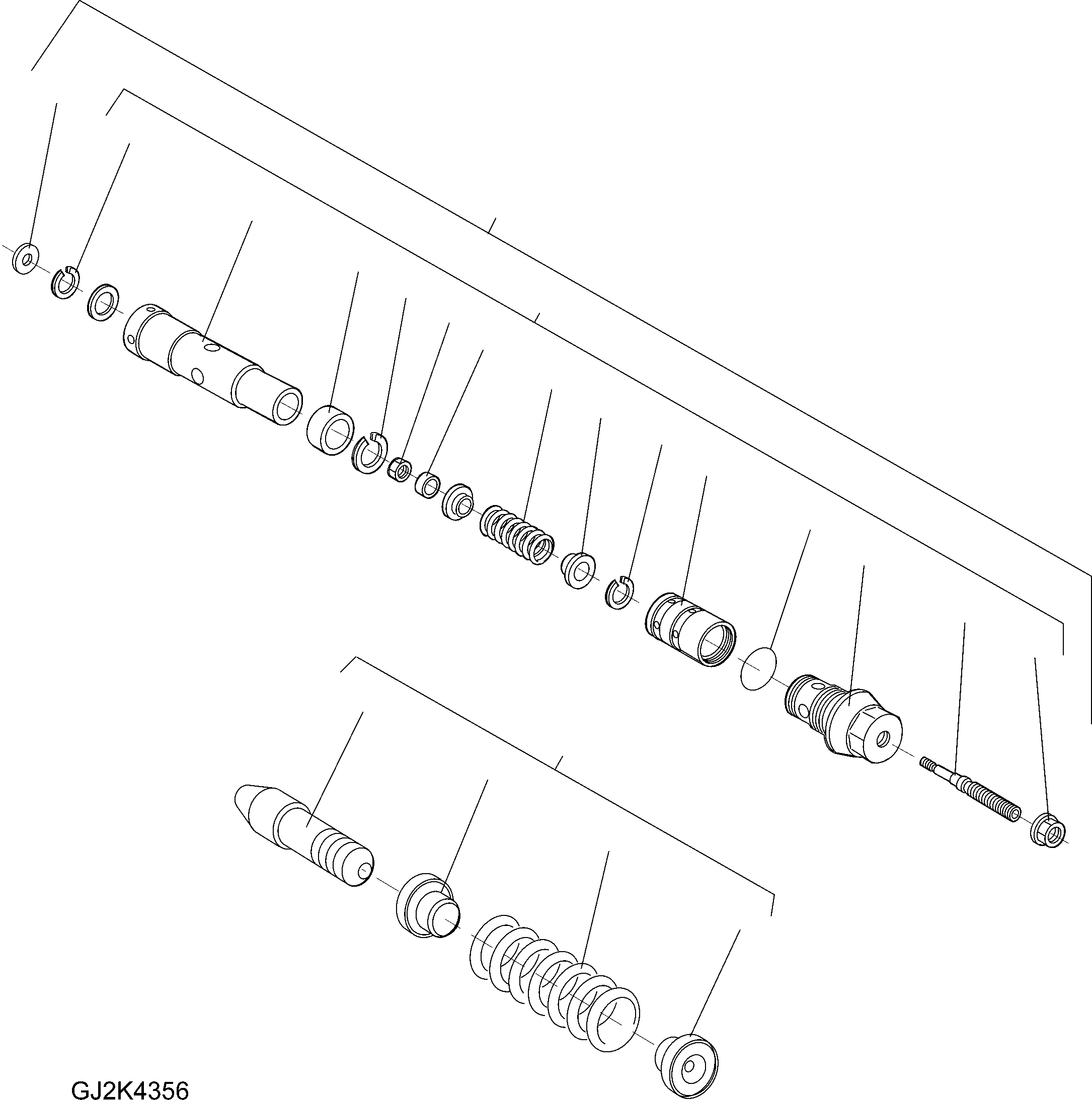 Wheel Loaders Komatsu / WA90-5 20 km/h S/N H50051-H50118 / H50121 / H50124 / H50128-Up(wa90_5a) / AXIAL PISTON PUMP(04610_Q : GJ2K4356)