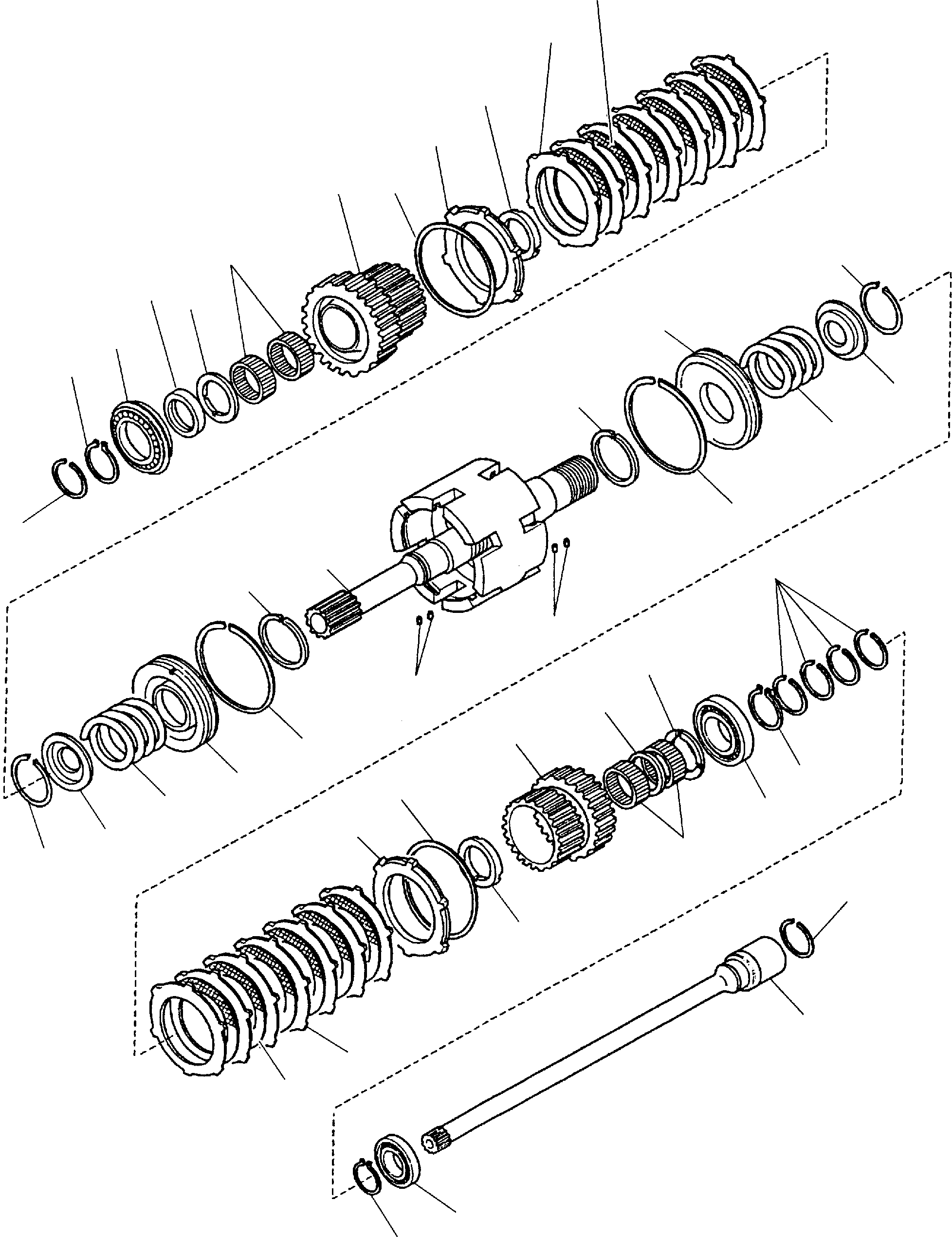Backhoeloaders Komatsu / WB140-2 S/N 140F10001-Up(wb140_2) / TRANSMISSION (2WD) (4/11)(C-0220 : 3305)