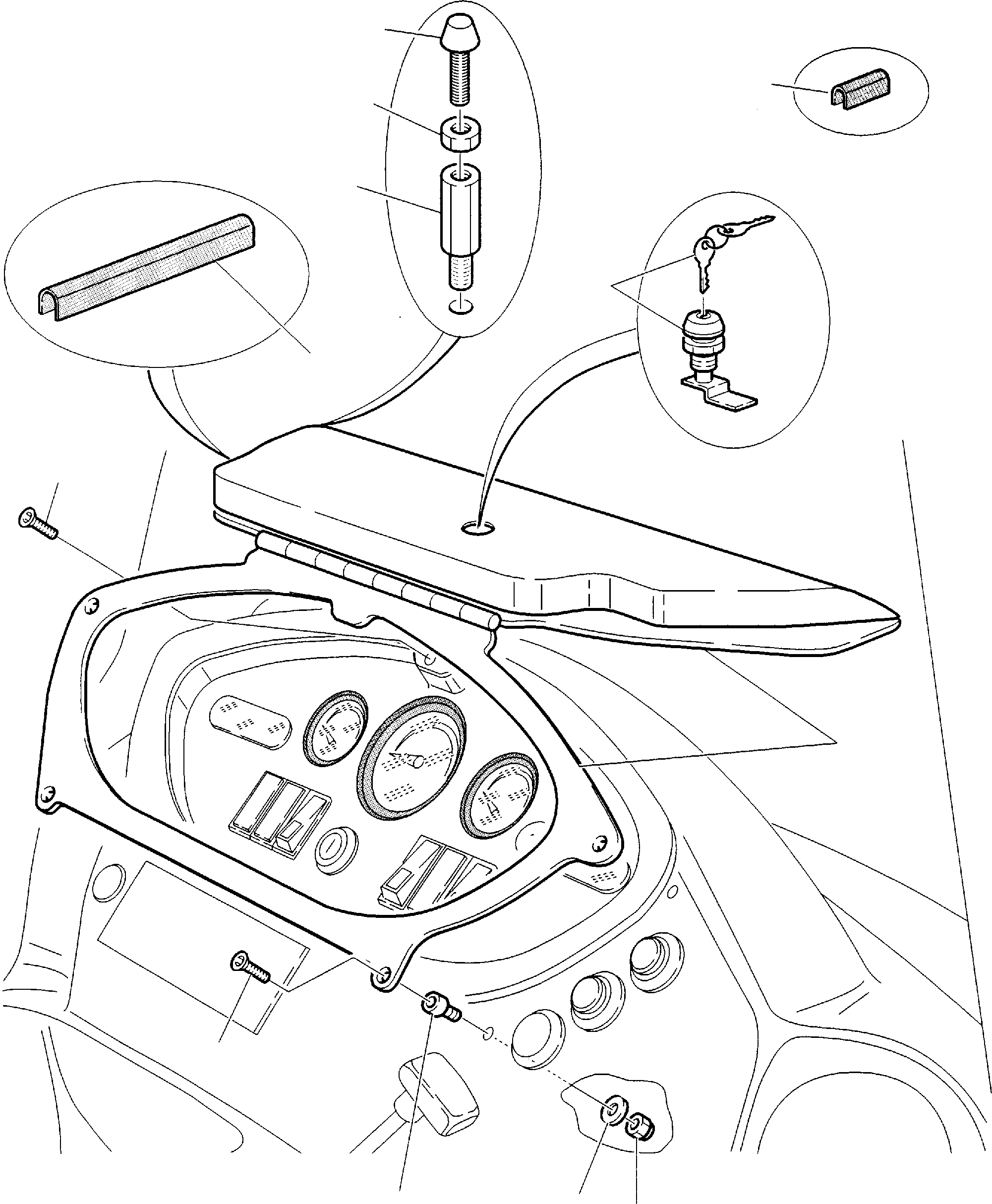 Backhoeloaders Komatsu / WB140-2 S/N 140F10001-Up(wb140_2) / ANTI-VANDALISM COVER (CANOPY)(E-0070 : 5150)