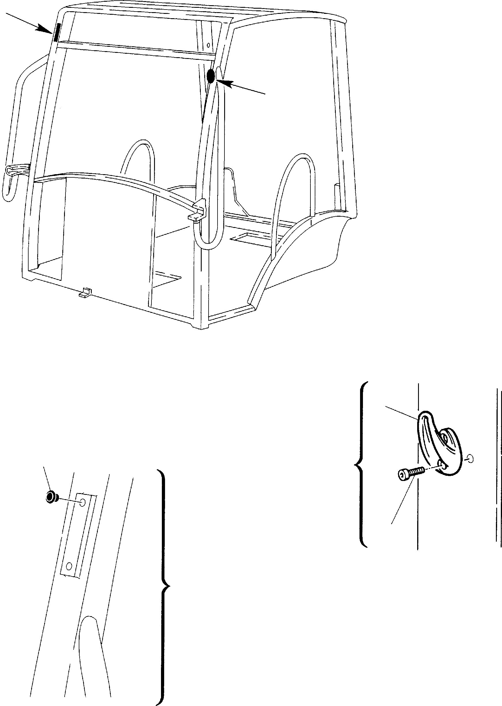 Backhoeloaders Komatsu / WB140-2 S/N 140F10001-Up(wb140_2) / CANOPY (2/4)(E-0200 : 5310)