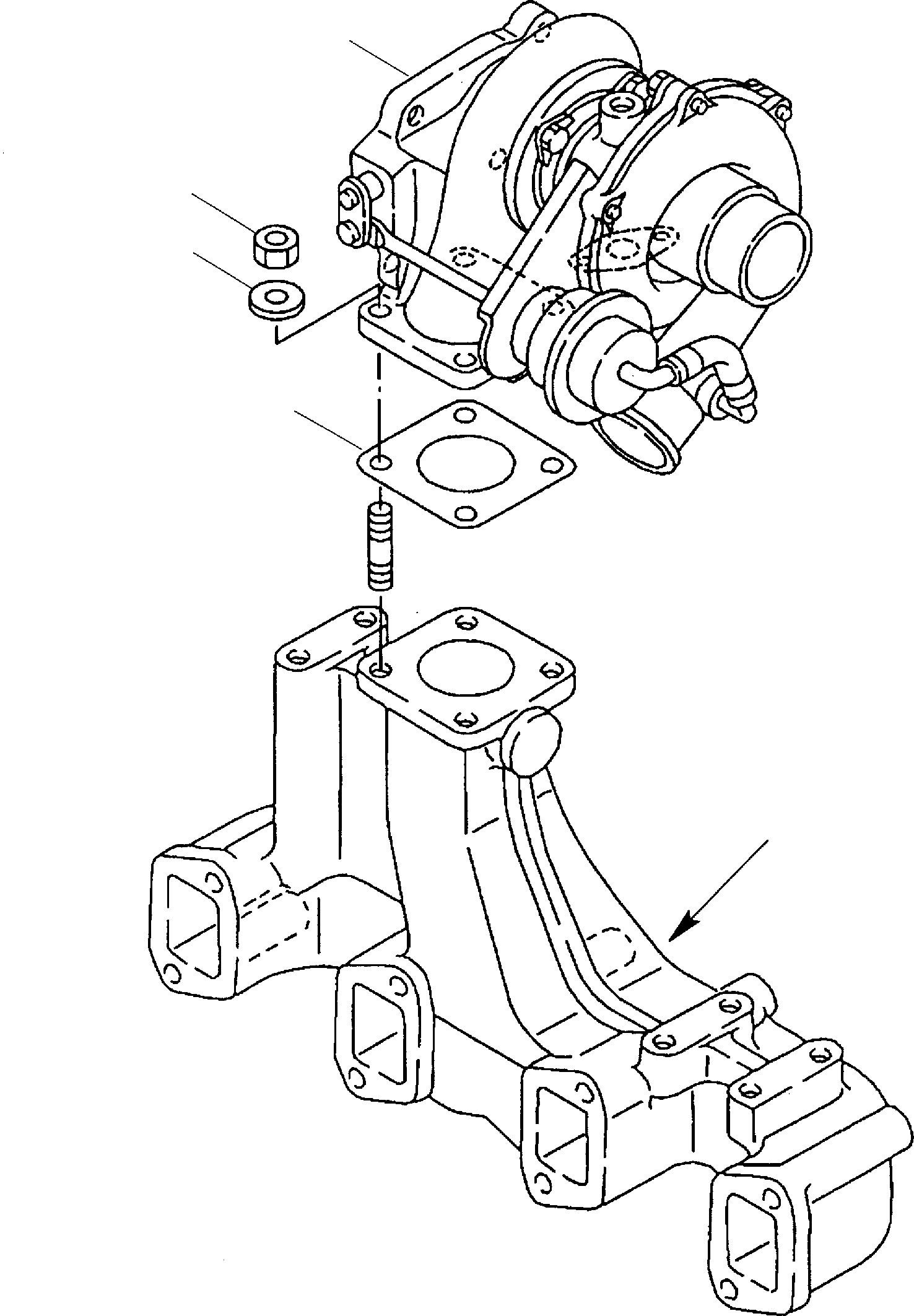 Backhoeloaders Komatsu / WB150-2 S/N 150F10001-Up(wb150_2) / TURBOCHARGER(A-0040 : 0131)