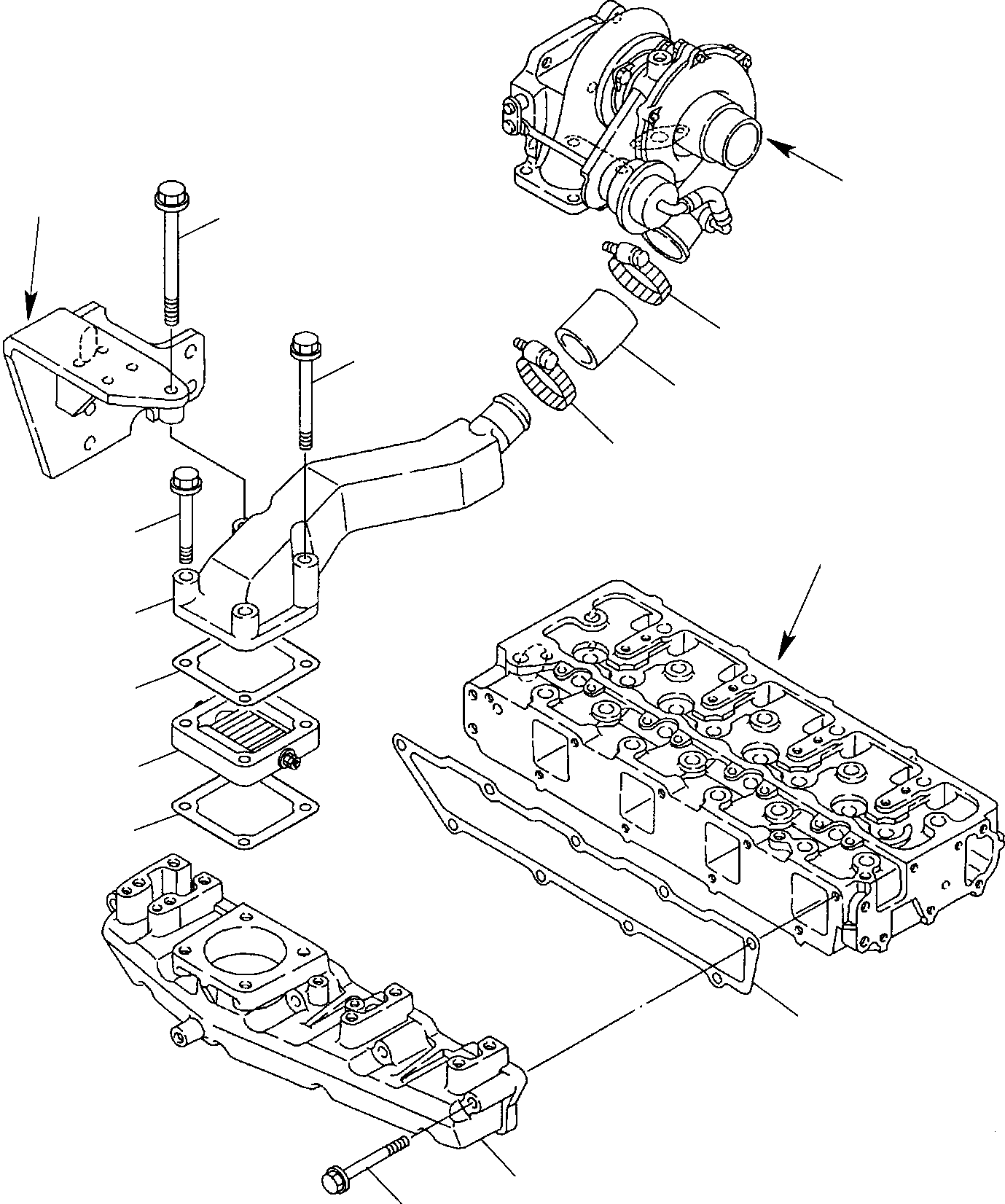 Backhoeloaders Komatsu / WB150PS-2 S/N 150F50001-Up(wb150_ps) / SUCTION MANIFOLD(A-0020 : 0111)