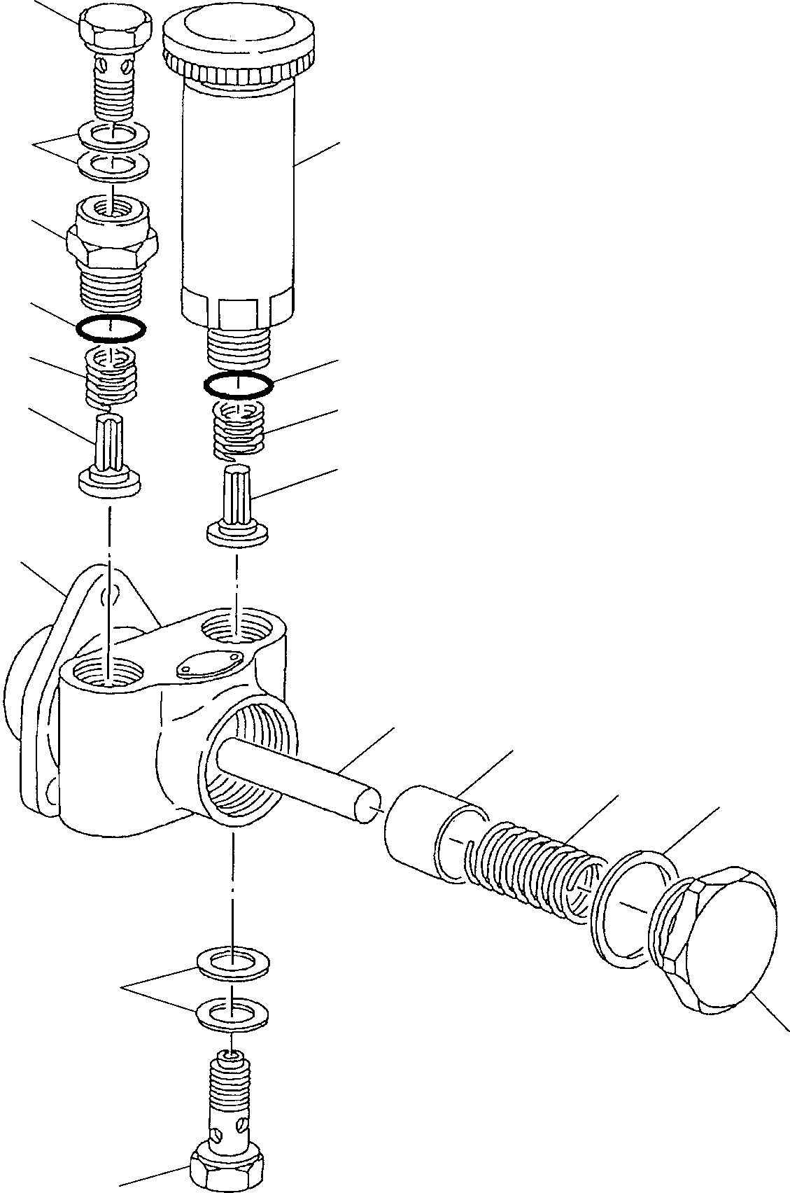 Backhoeloaders Komatsu / WB150PS-2 S/N 150F50001-Up(wb150_ps) / FEED PUMP(A-0190 : 0451)