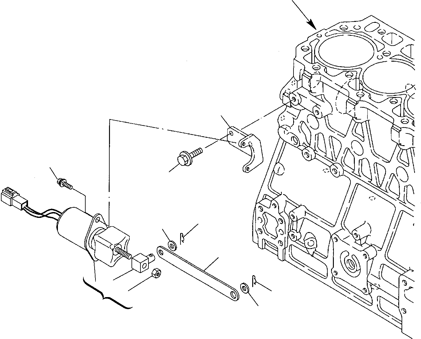 Backhoeloaders Komatsu / WB150PS-2 S/N 150F50001-Up(wb150_ps) / ENGINE STOP DEVICE(A-0230 : 0621)