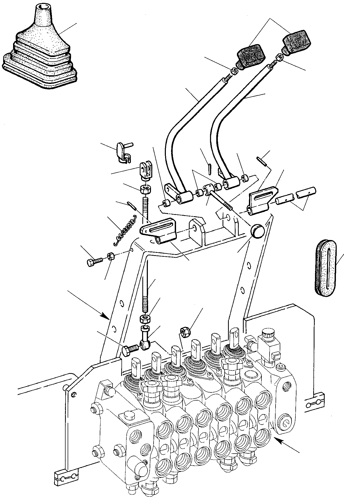 Backhoeloaders Komatsu / WB150PS-2 S/N 150F50001-Up(wb150_ps) / OUTRIGGER CONTROL LEVER(D-0070 : 4410)