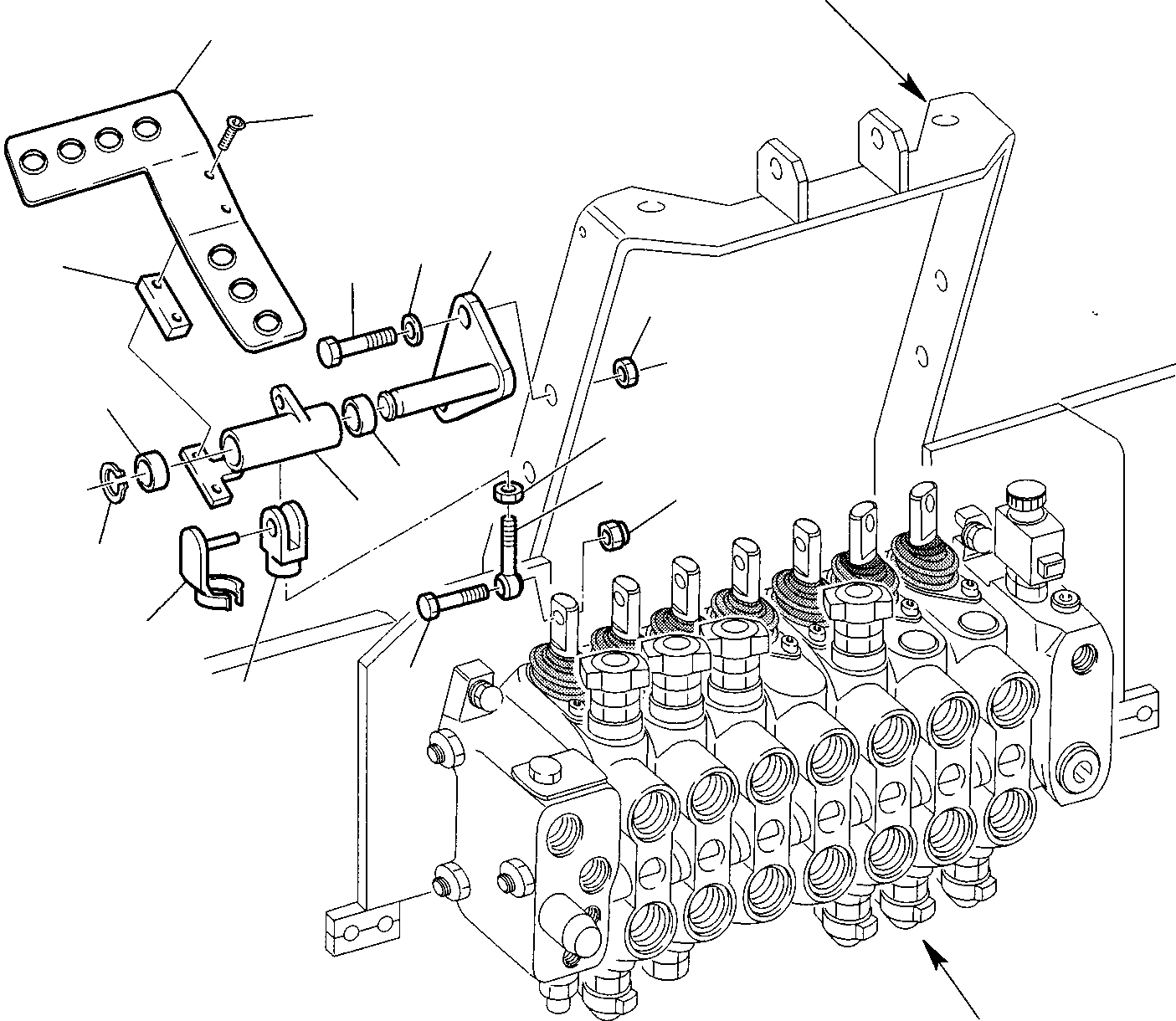 Backhoeloaders Komatsu / WB150PS-2 S/N 150F50001-Up(wb150_ps) / BACKHOE CONTROL PEDAL (LEFT SIDE)(D-0100 : 4500)