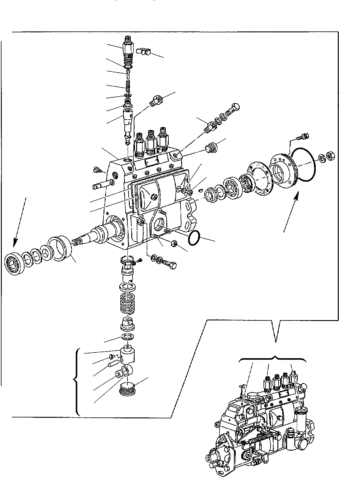 Backhoeloaders Komatsu / WB150PS-2 S/N 150F50020-Up(wb150psa) / FUEL INJECTION PUMP (1/2)(A-0180 : 0431)