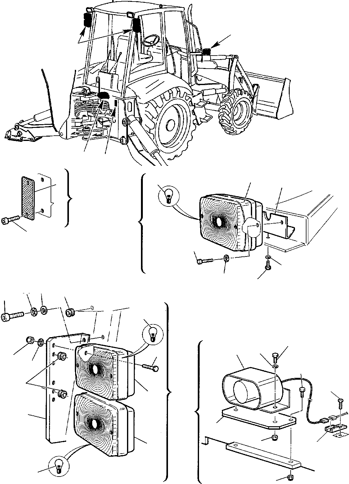 Backhoeloaders Komatsu / WB150PS-2 S/N 150F50020-Up(wb150psa) / ELECTRICAL SYSTEM (4/6)(B-0190 : 1530)