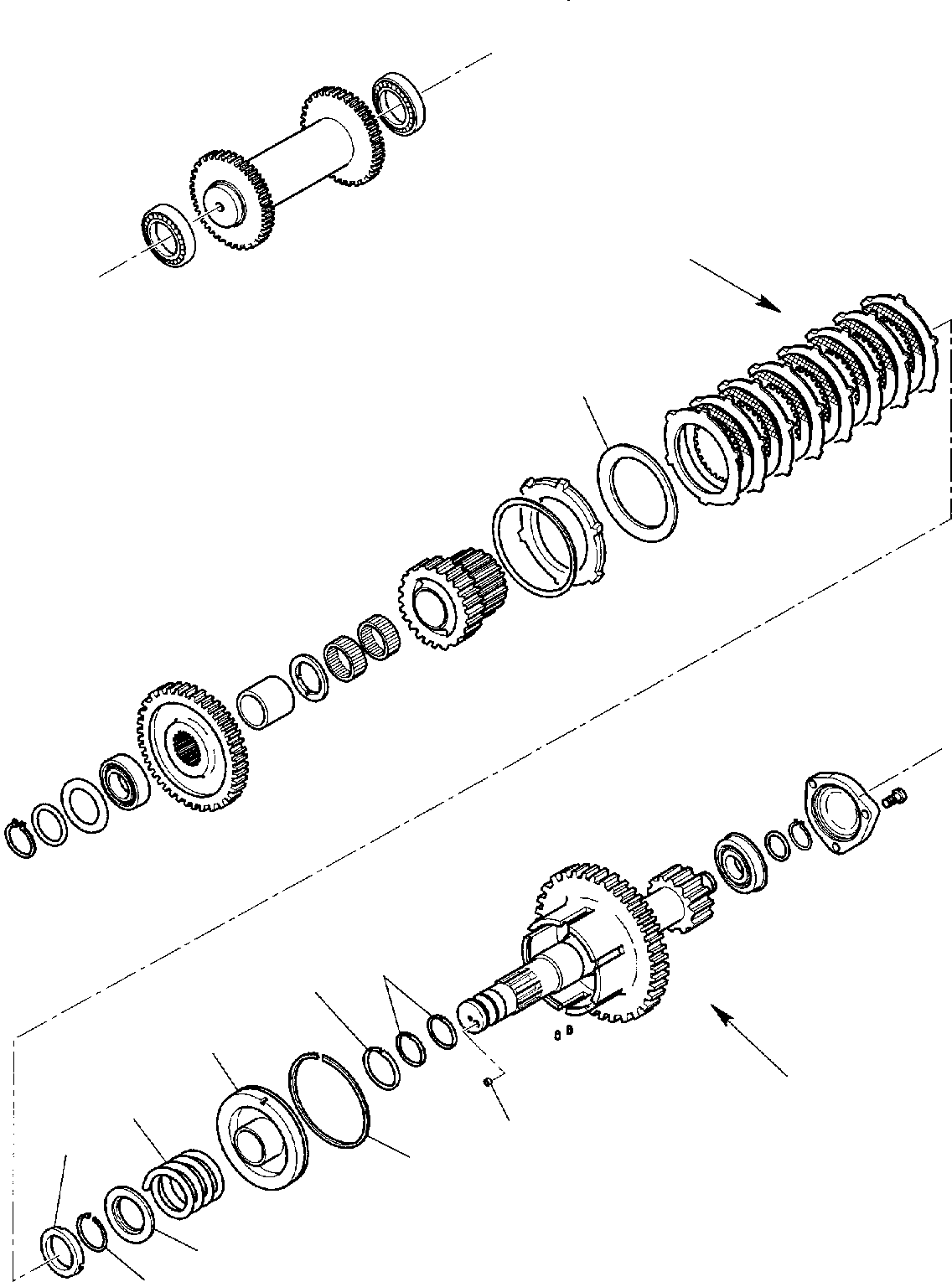 Backhoeloaders Komatsu / WB150PS-2 S/N 150F50020-Up(wb150psa) / TRANSMISSION (5/13)(C-0090 : 3240)