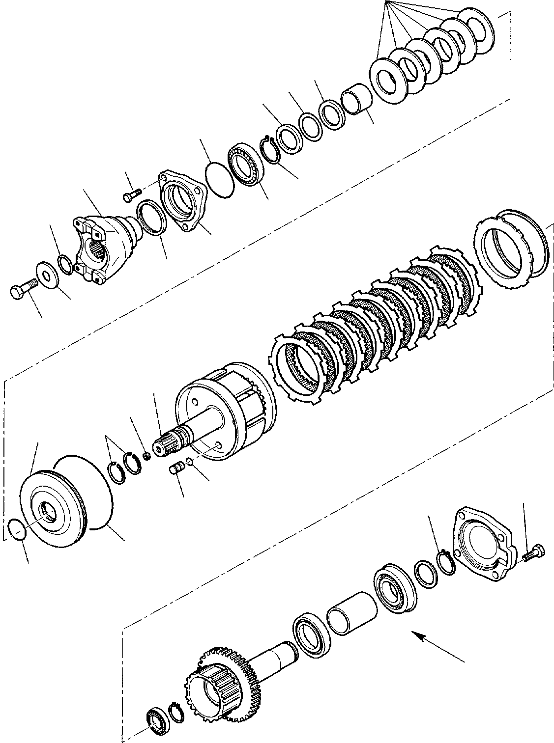 Backhoeloaders Komatsu / WB150PS-2 S/N 150F50020-Up(wb150psa) / TRANSMISSION (8/13)(C-0120 : 3255)