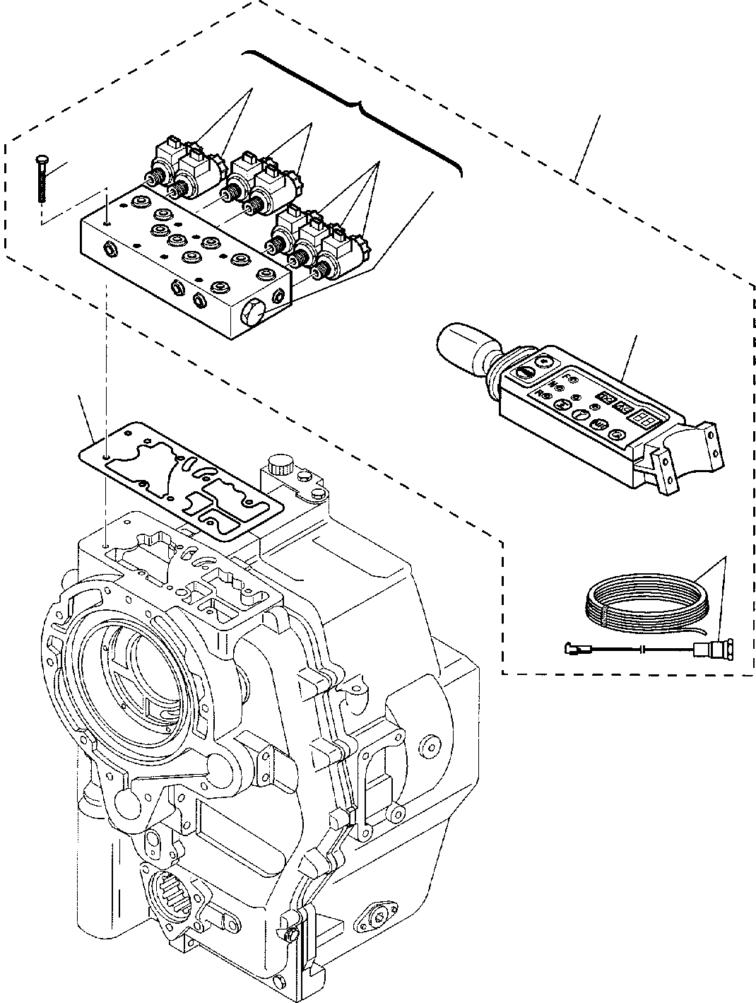 Backhoeloaders Komatsu / WB150PS-2 S/N 150F50020-Up(wb150psa) / TRANSMISSION (12/13)(C-0160 : 3275)