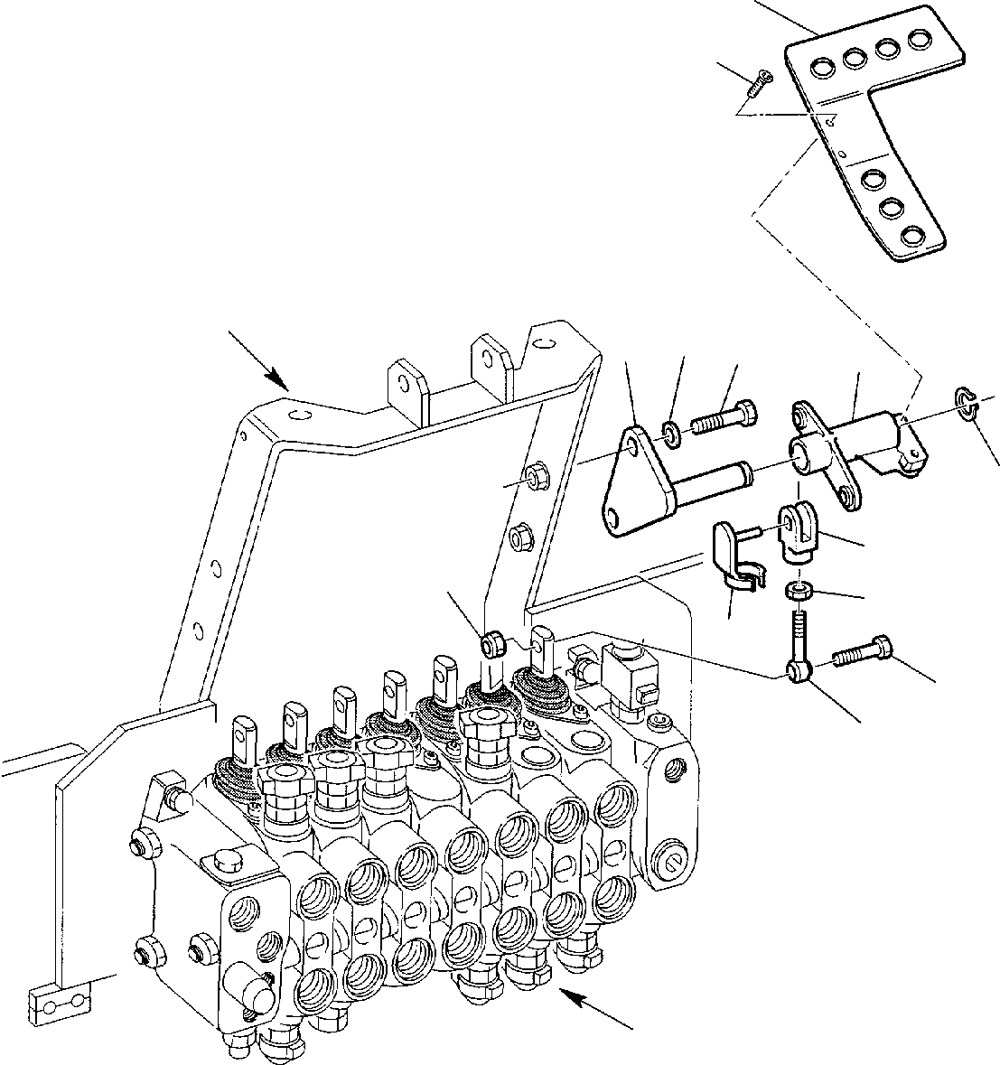 Backhoeloaders Komatsu / WB150PS-2 S/N 150F50020-Up(wb150psa) / BACKHOE CONTROL PEDAL (RIGHT SIDE)(D-0120 : 4520)