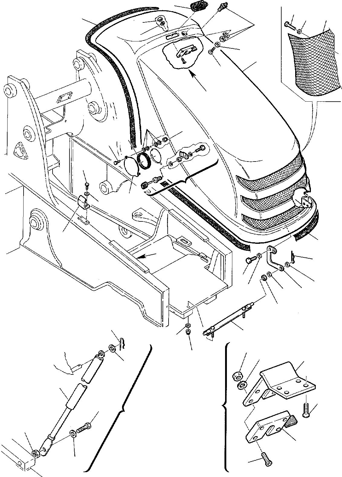 Backhoeloaders Komatsu / WB150PS-2 S/N 150F50020-Up(wb150psa) / COVERS (1/3)(E-0010 : 5000)