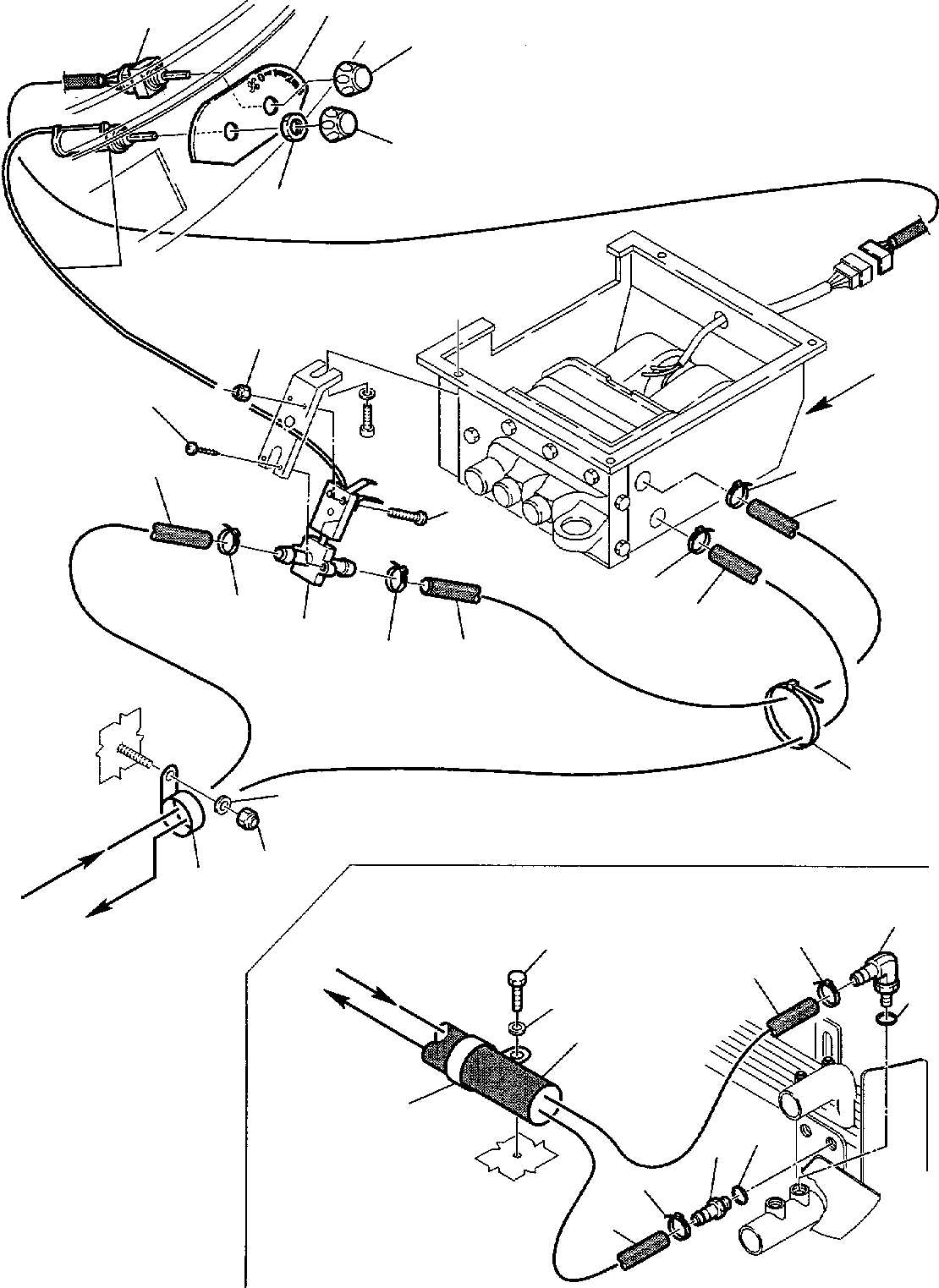 Backhoeloaders Komatsu / WB150PS-2 S/N 150F50020-Up(wb150psa) / HEATING SYSTEM (2/2)(E-0200 : 5810)