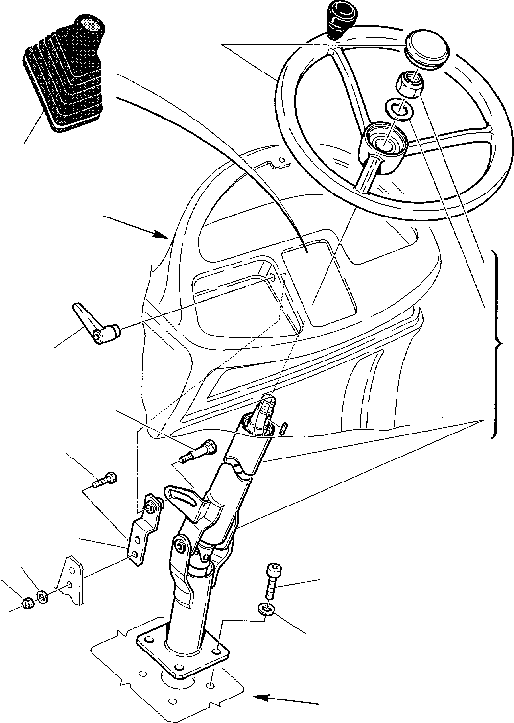 Backhoeloaders Komatsu / WB150PS-2 S/N 150F50020-Up(wb150psa) / ADJUSTABLE GUIDE(F-0330 : 6570)