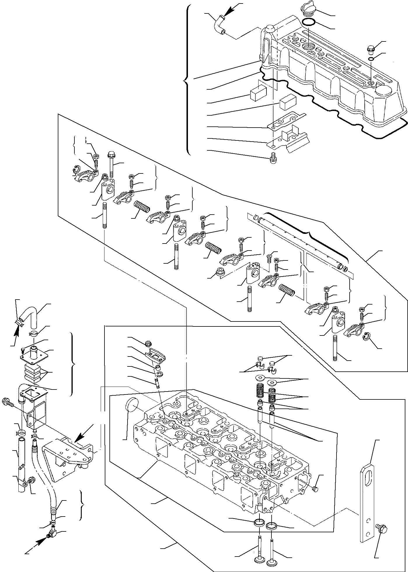 Backhoeloaders Komatsu / WB150WSC-2 S/N 150EF80001-Up(wb150wsc) / CYLINDER HEAD(A-0010 : 0101)