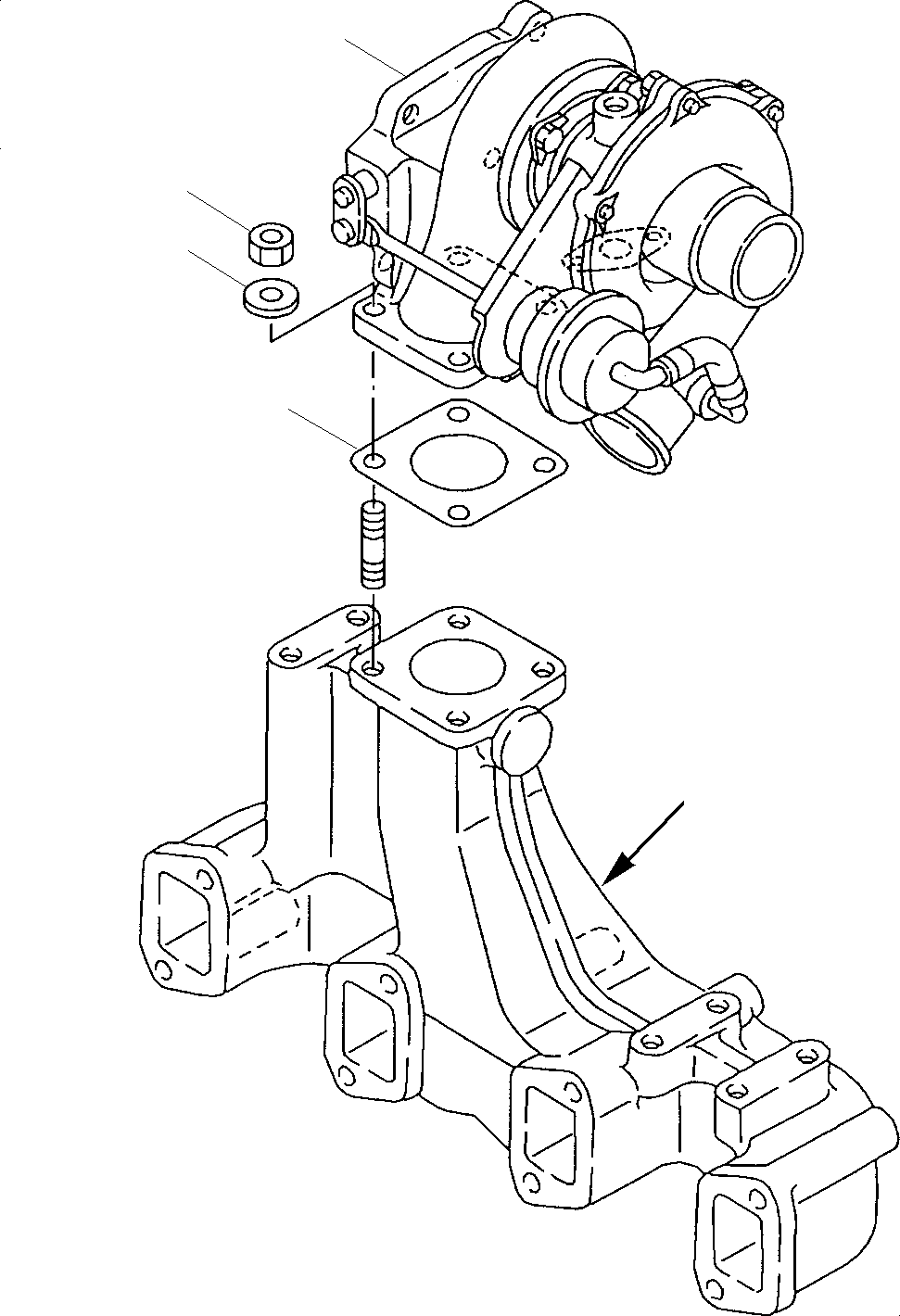 Backhoeloaders Komatsu / WB150WSC-2 S/N 150EF80001-Up(wb150wsc) / TURBOCHARGER(A-0040 : 0131)