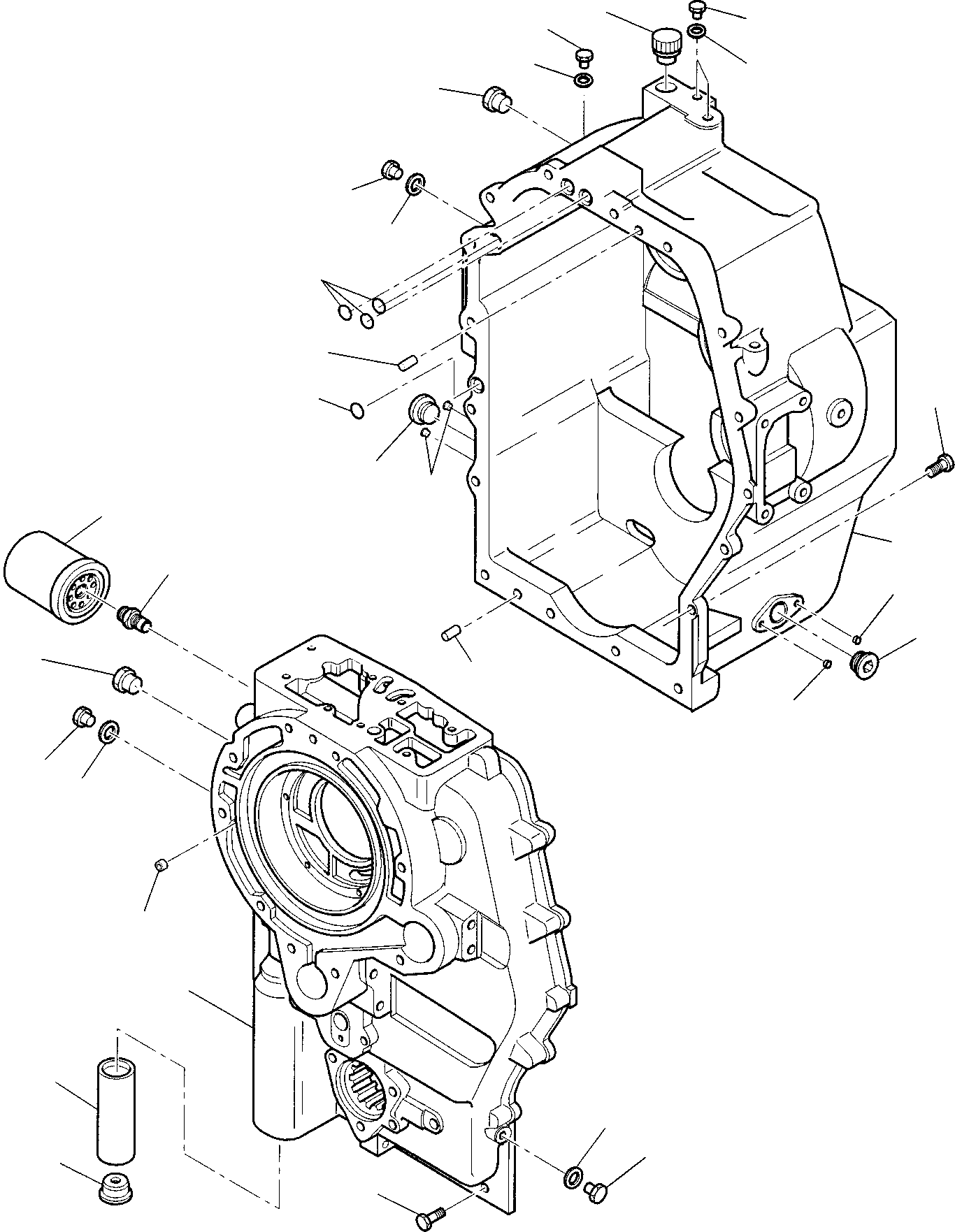 Backhoeloaders Komatsu / WB150WSC-2 S/N 150EF80001-Up(wb150wsc) / TRANSMISSION (1/13)(C-0050 : 3220)