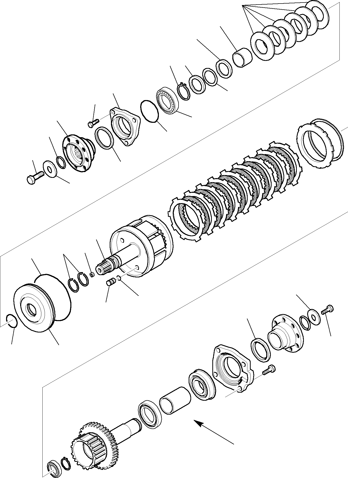 Backhoeloaders Komatsu / WB150WSC-2 S/N 150EF80001-Up(wb150wsc) / TRANSMISSION (8/13)(C-0120 : 3255)