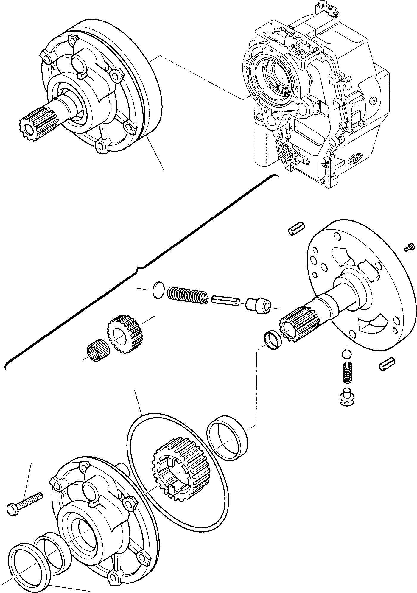Backhoeloaders Komatsu / WB150WSC-2 S/N 150EF80001-Up(wb150wsc) / TRANSMISSION (10/13)(C-0140 : 3265)