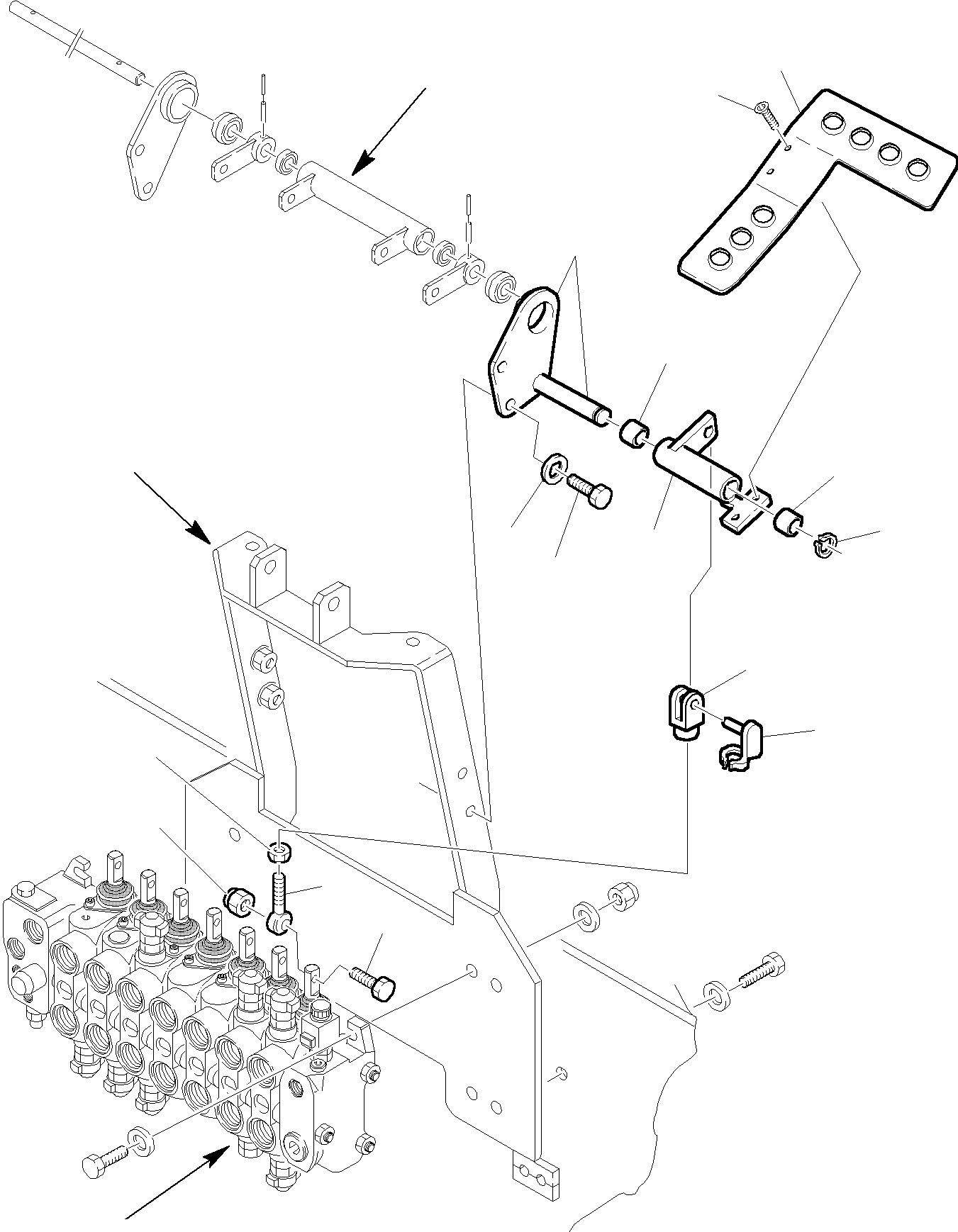 Backhoeloaders Komatsu / WB150WSC-2 S/N 150EF80001-Up(wb150wsc) / BACKHOE CONTROL PEDAL (RIGHT SIDE) - KOMATSU LAYOUT CONTROL(D-0130 : 4530)