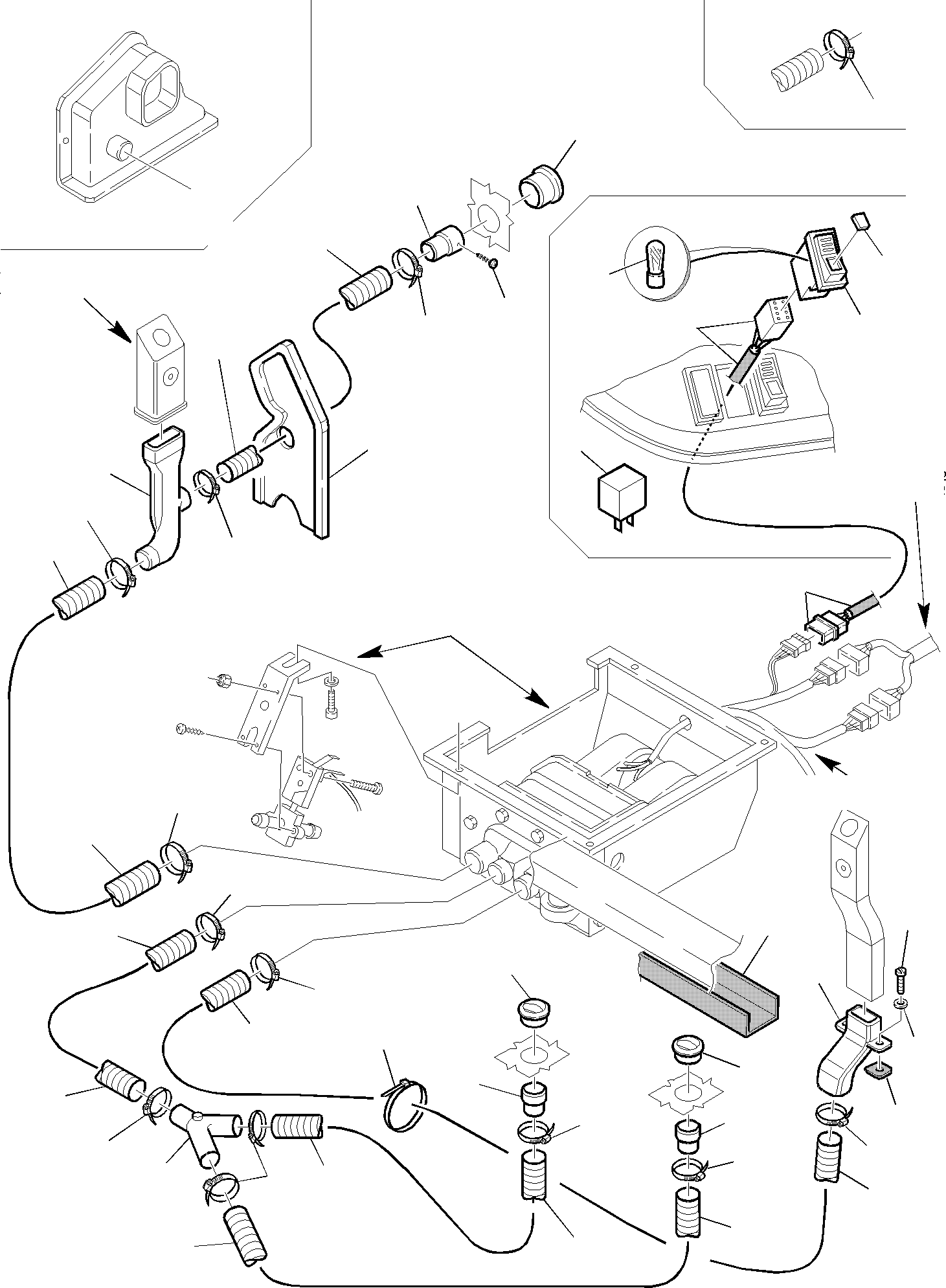 Backhoeloaders Komatsu / WB150WSC-2 S/N 150EF80001-Up(wb150wsc) / CABIN AIR BLENDING SYSTEM (2/3)(E-0220 : 5910)