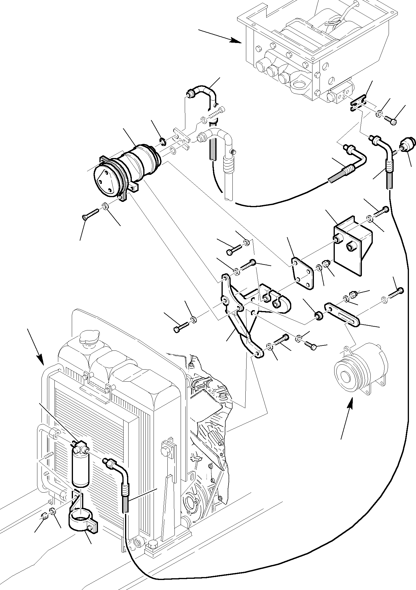 Backhoeloaders Komatsu / WB150WSC-2 S/N 150EF80001-Up(wb150wsc) / MOTOR AIR BLENDING SYSTEM (2/2)(E-0250 : 5940)