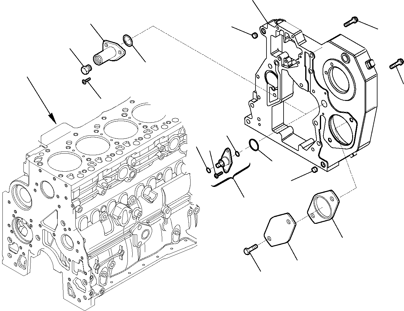 Backhoeloaders Komatsu / WB91R-5 S/N F00003-Up(wb91r5) / GEAR HOUSING(A-0100 : 0205)
