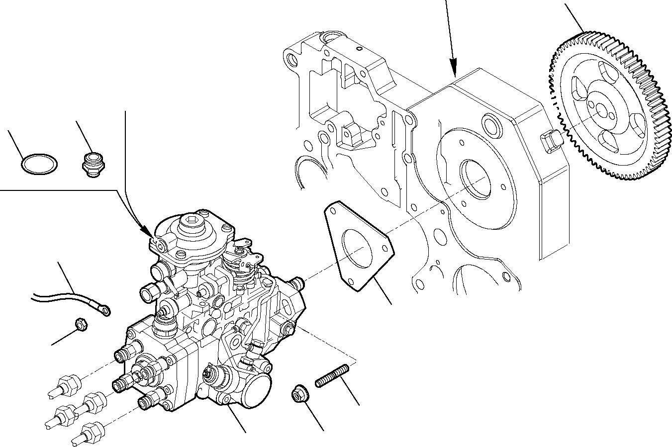 Backhoeloaders Komatsu / WB91R-5 S/N F00003-Up(wb91r5) / FUEL INJECTION PUMP(A-0230 : 0431)