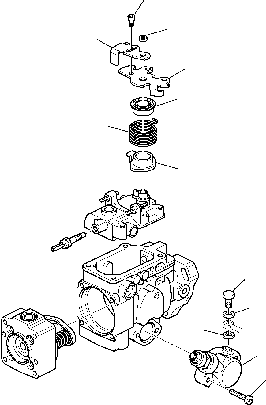 Backhoeloaders Komatsu / WB91R-5 S/N F00003-Up(wb91r5) / FUEL INJECTION PUMP(A-0235 : 0434)