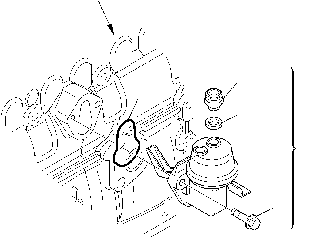 Backhoeloaders Komatsu / WB91R-5 S/N F00003-Up(wb91r5) / FEED PUMP(A-0240 : 0435)
