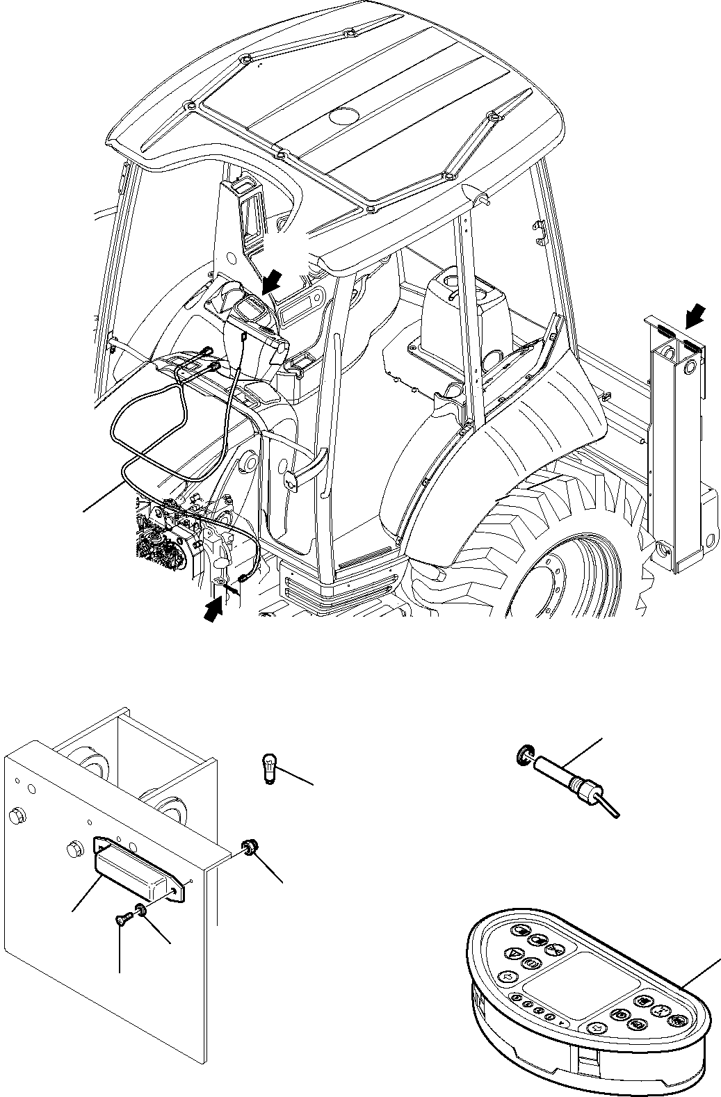 Backhoeloaders Komatsu / WB93R-5 S/N F50003-Up(wb93r5) / ELECTRICAL SYSTEM (FRAME LINE) (TUV 40 km/h)(B-0194 : 1470)