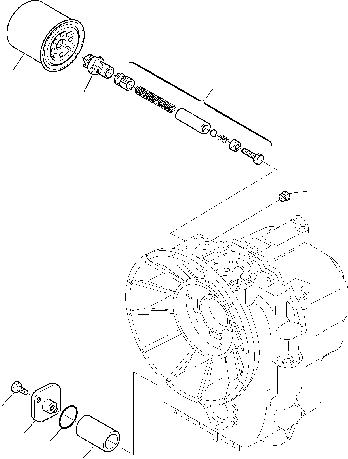 Backhoeloaders Komatsu / WB93R-5 S/N F50003-Up(wb93r5) / TRANSMISSION (2/11)(C-0090 : 3205)